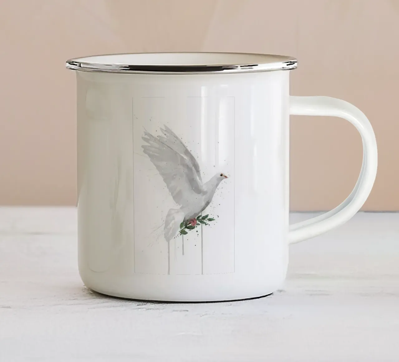 Colombaio tazza in smalto da Nami