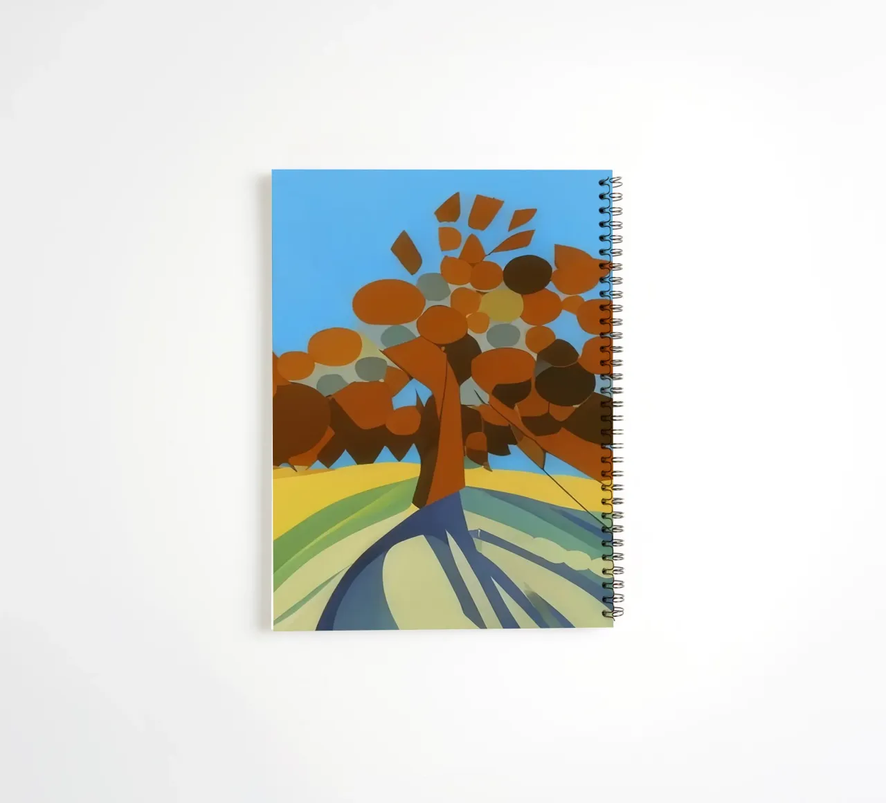Nature_Tree_4 spiral notebook by Abstract Art by LK