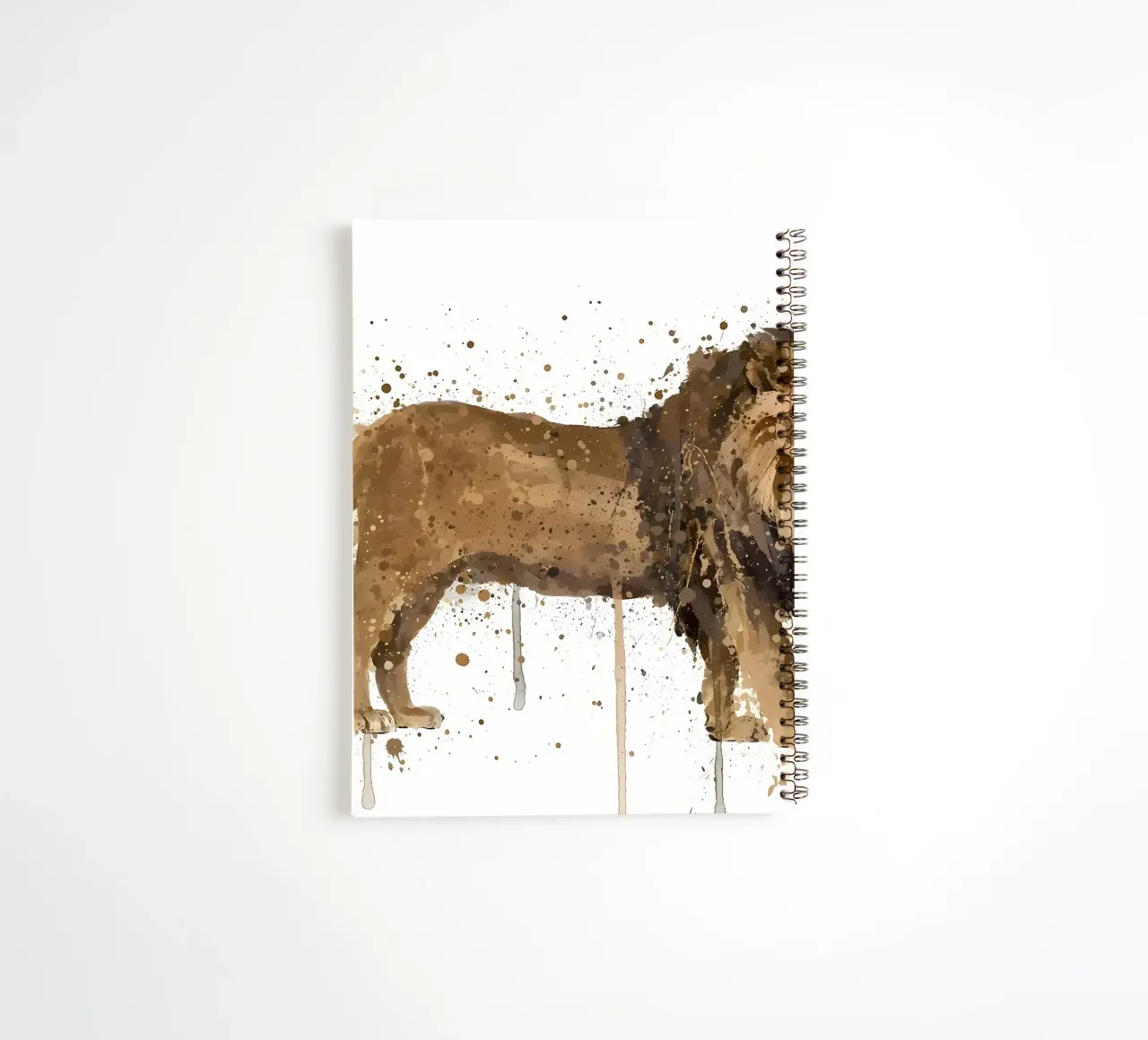 Lion spiral notebook by Nami