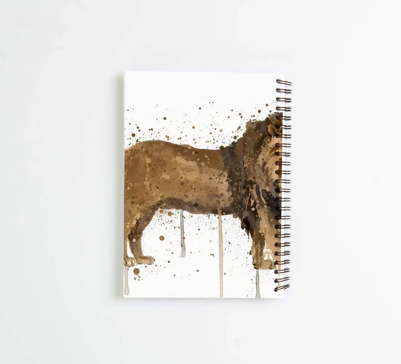 Lion spiral notebook by Nami