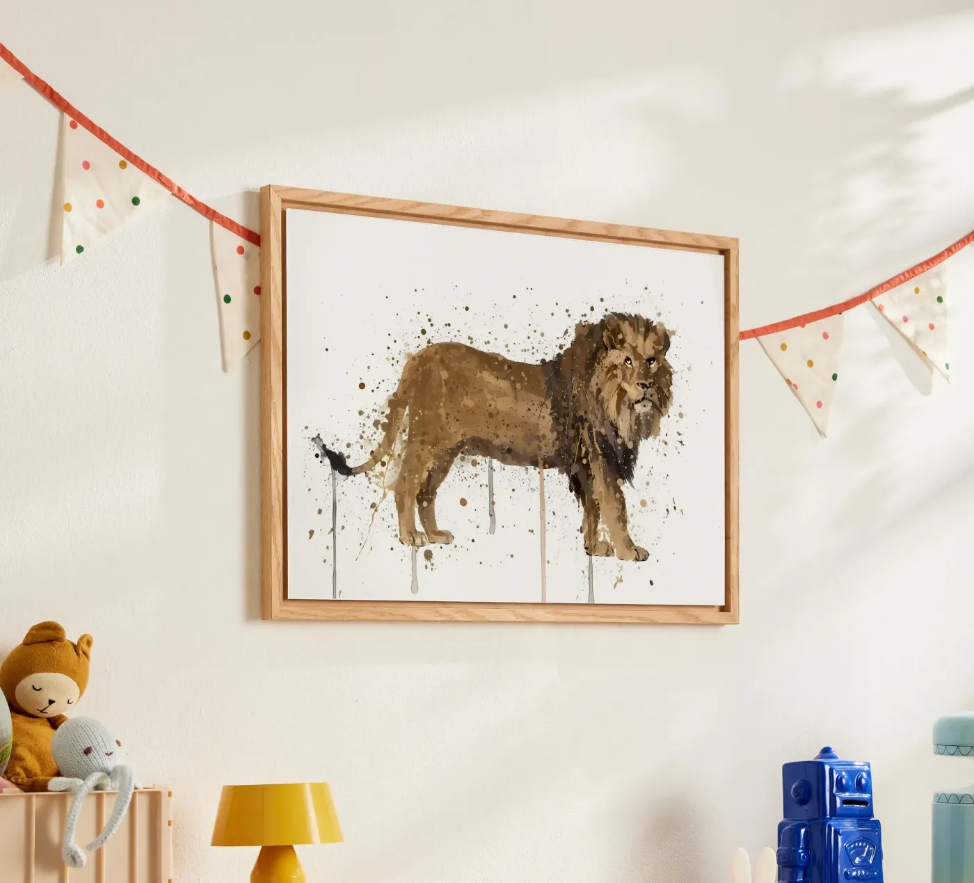 Lion Acryl-Glas von Nami