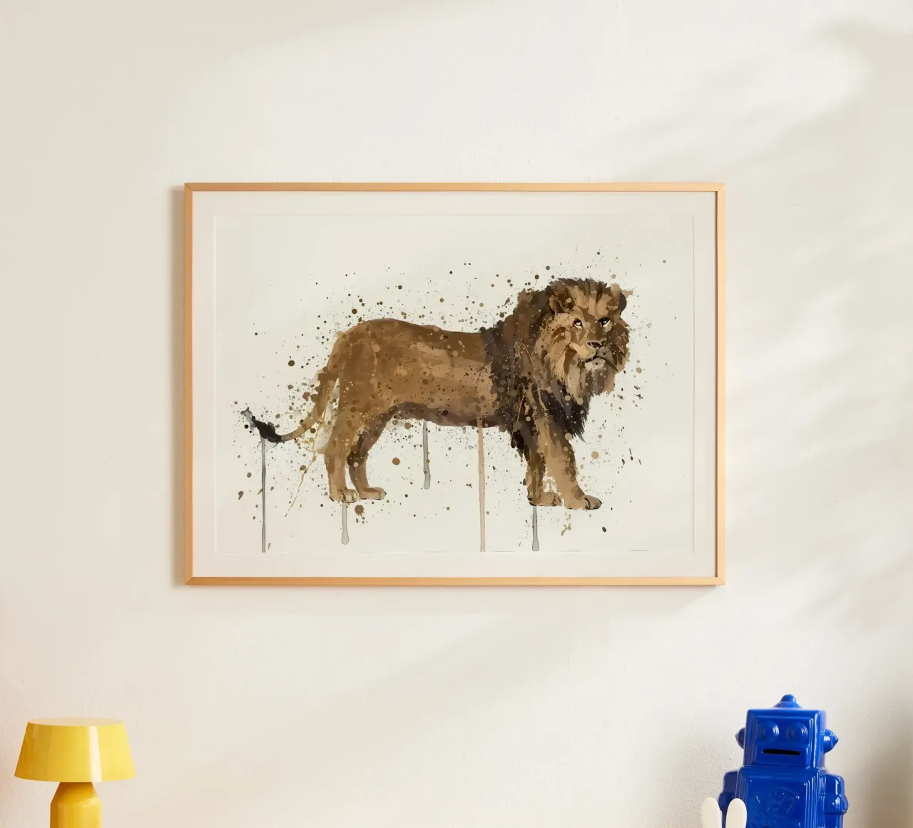 Lion poster by Nami