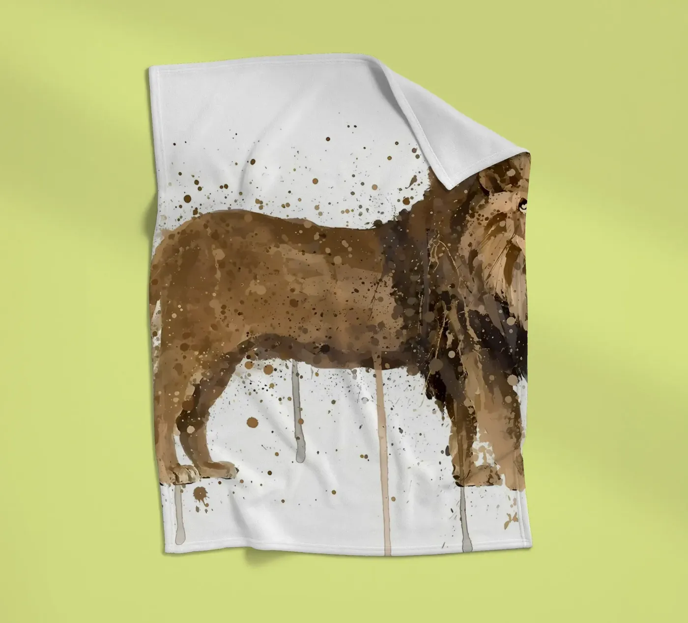 Löwe Fleecedecke von Nami