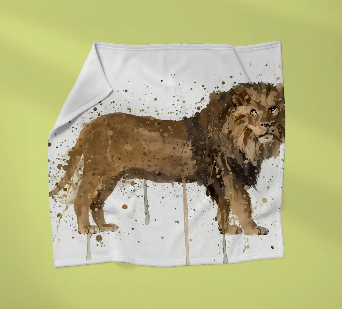 Löwe Fleecedecke von Nami