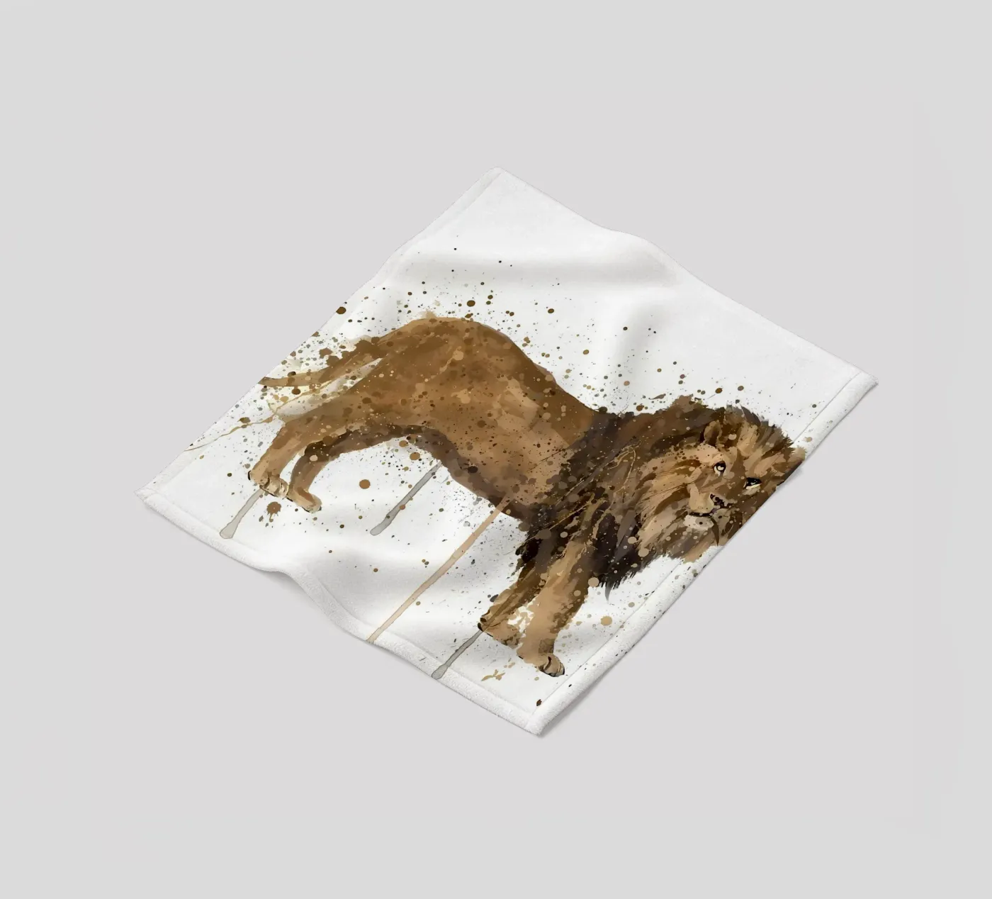 Löwe Fleecedecke von Nami