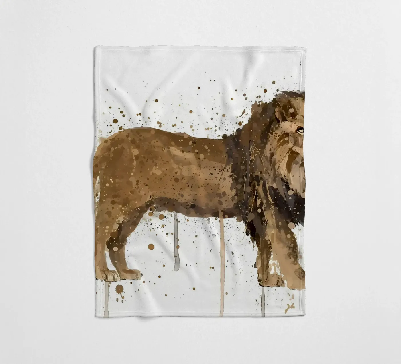 Löwe Fleecedecke von Nami