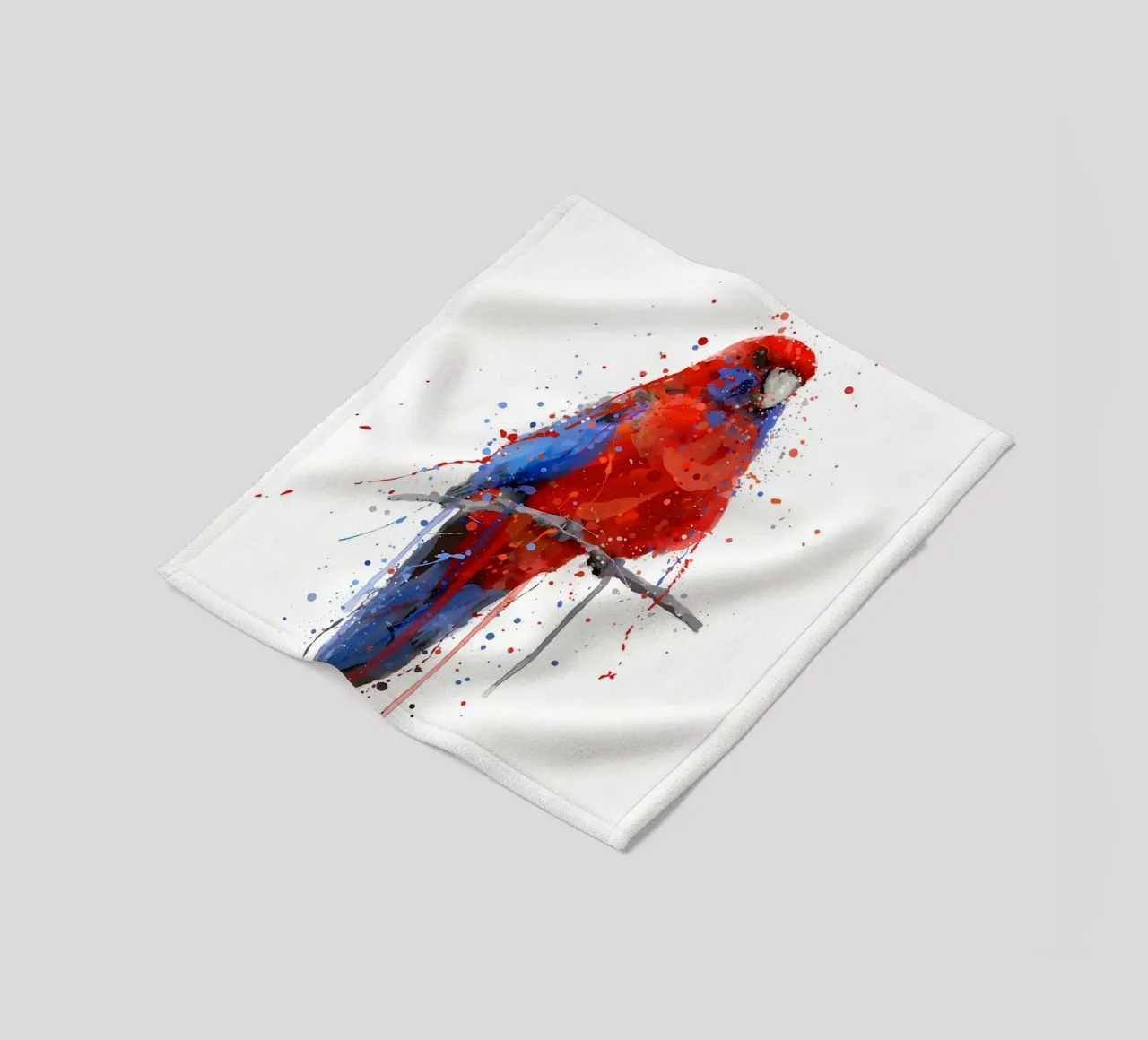 Pappagallo Rosella coperta in pile da Nami