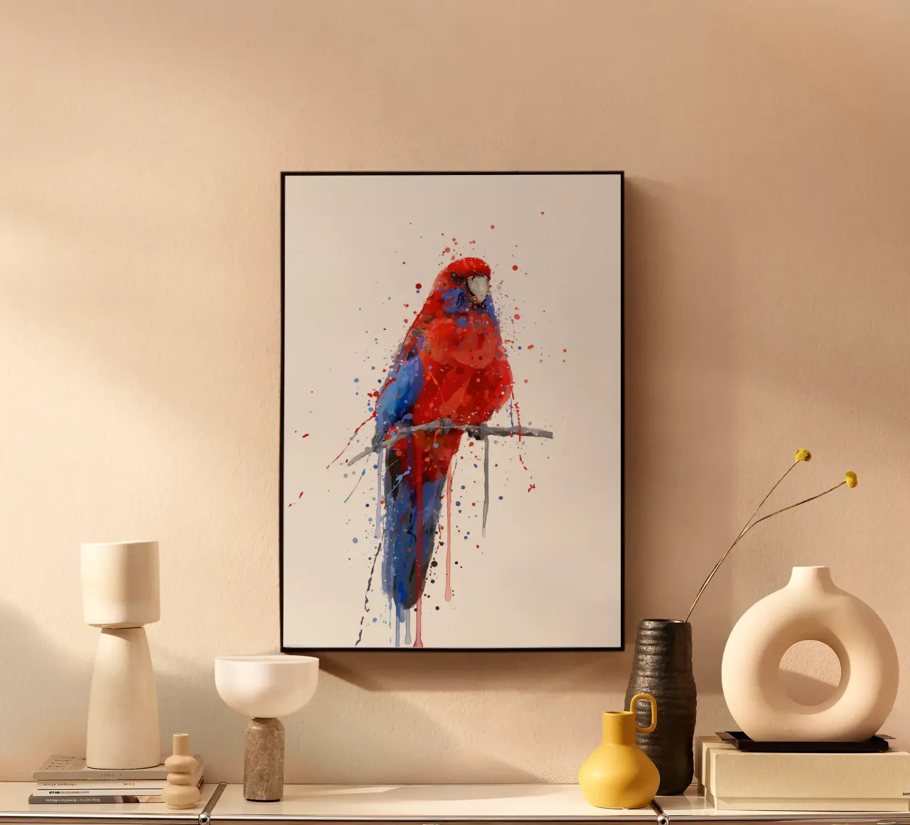 Pappagallo Rosella plexiglass da Nami