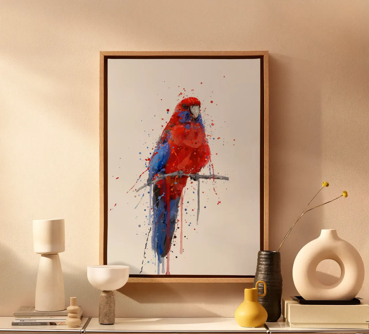 Parrot Rosella canvas by Nami