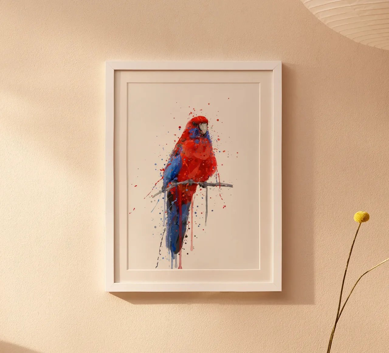 Pappagallo Rosella carta hahnemühle da Nami