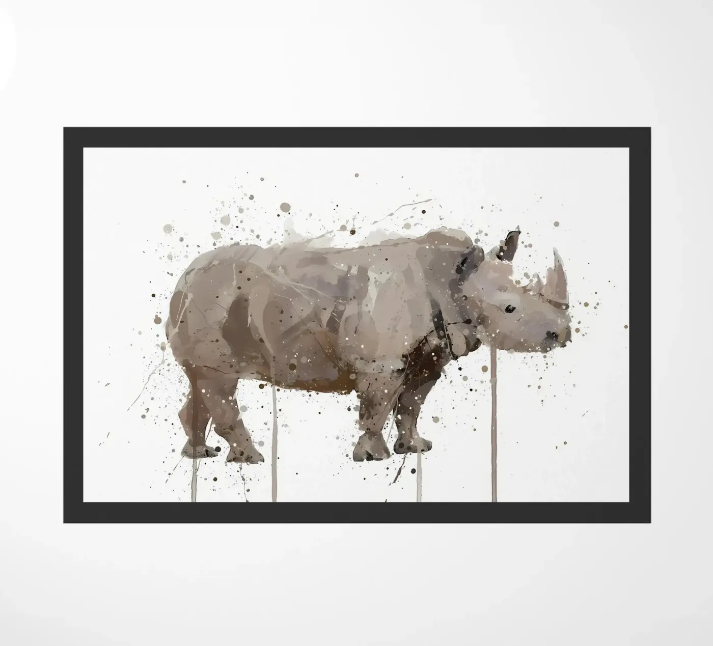 Rhino doormat by Nami