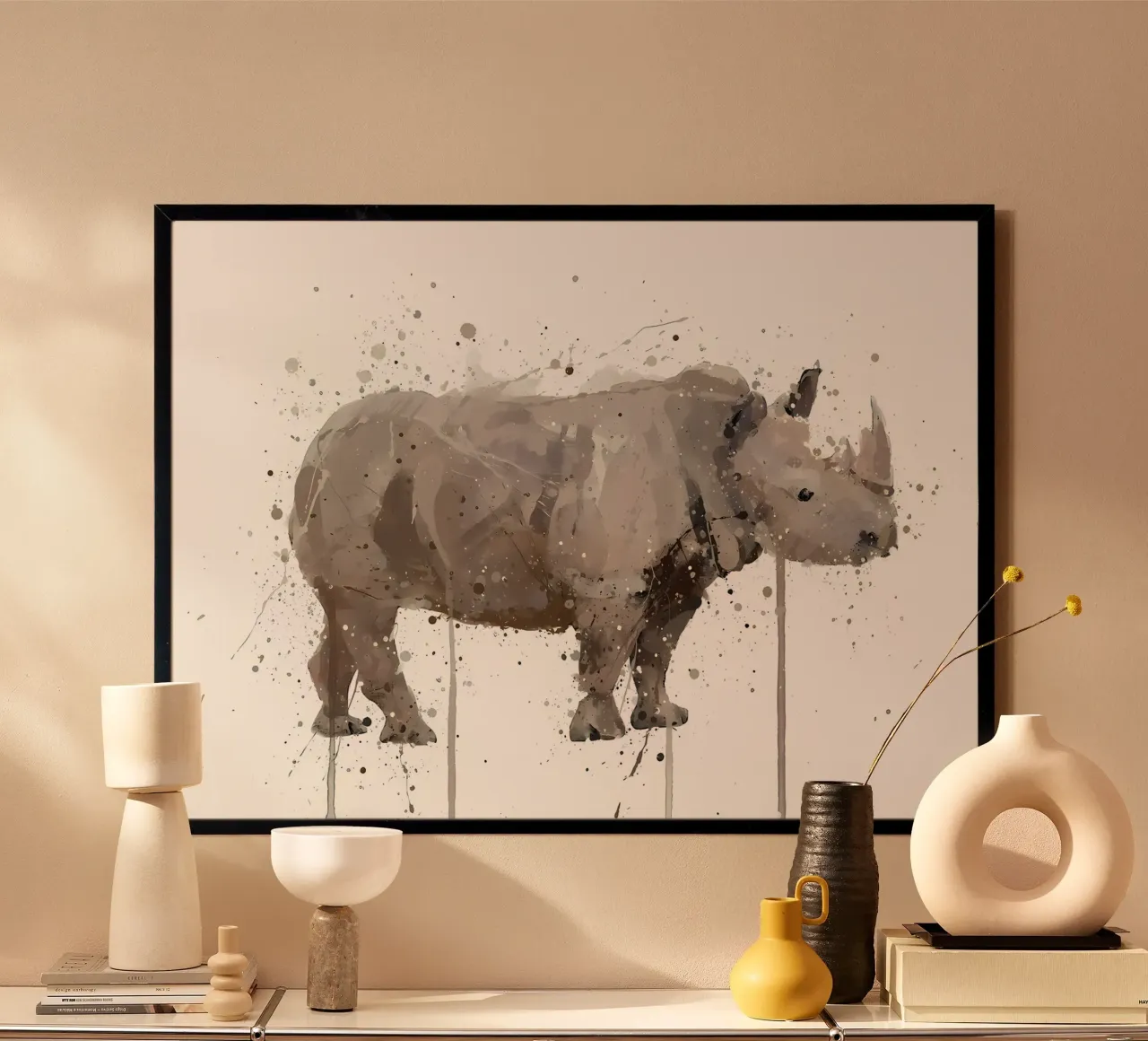 Rhino hahnemühle by Nami