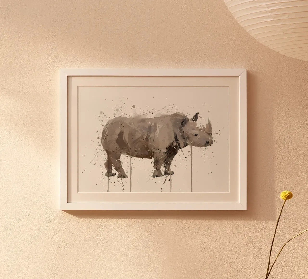 Rhino hahnemühle by Nami