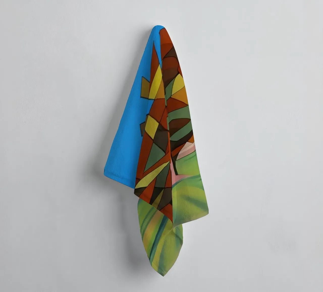 Albero_Natura_5 asciugamano da bagno da Abstract Art by LK
