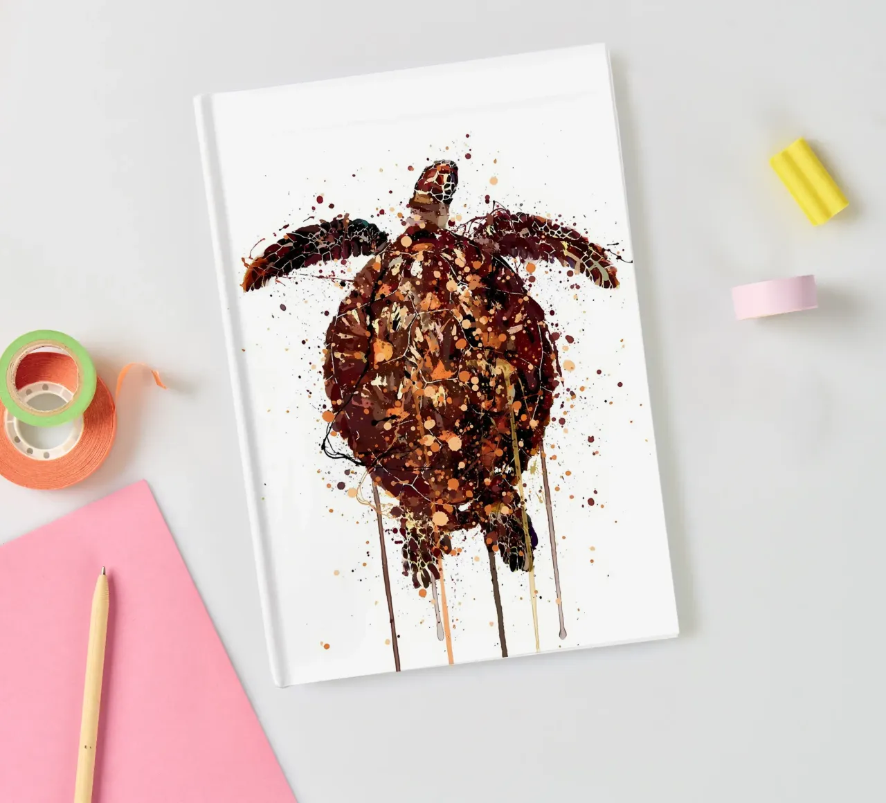 Sea Creature Turtle notebook by Nami