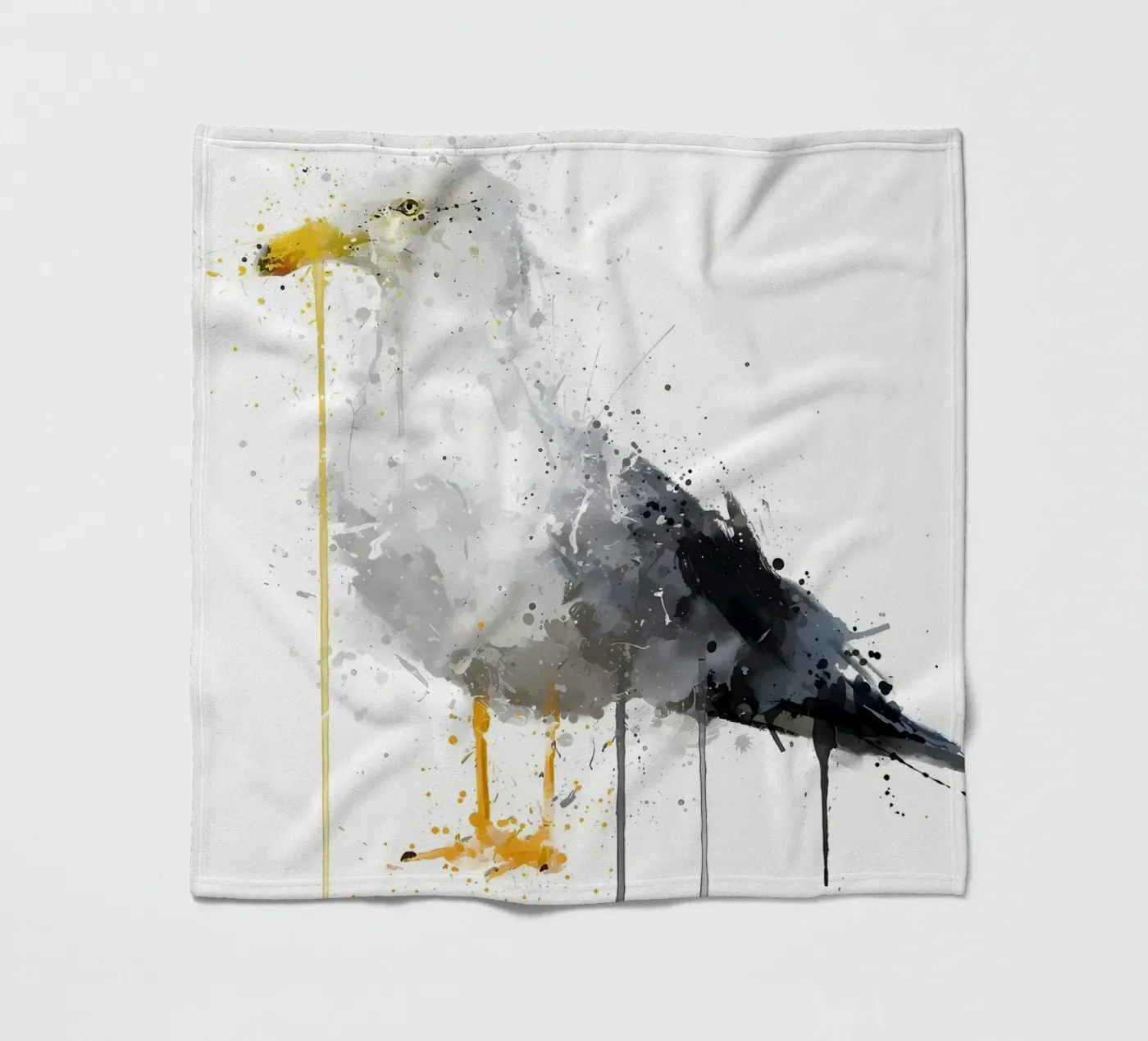 Möwenvogel Fleecedecke von Nami