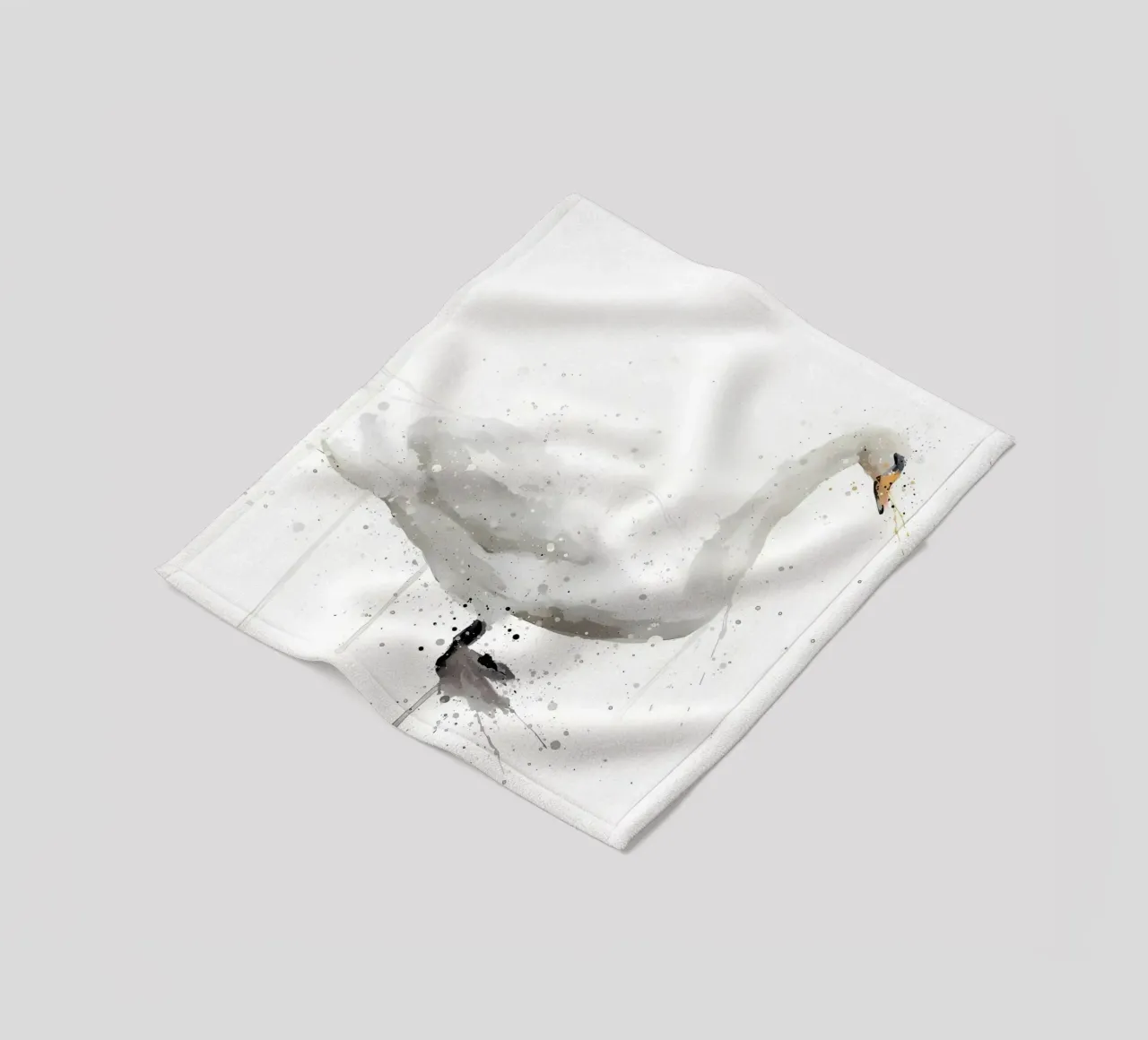 Schwan Fleecedecke von Nami