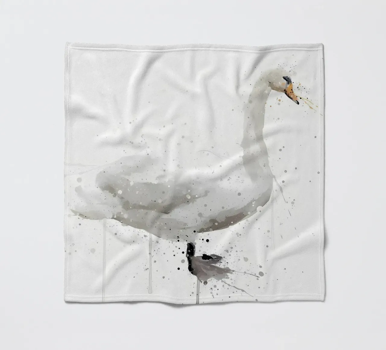 Schwan Fleecedecke von Nami