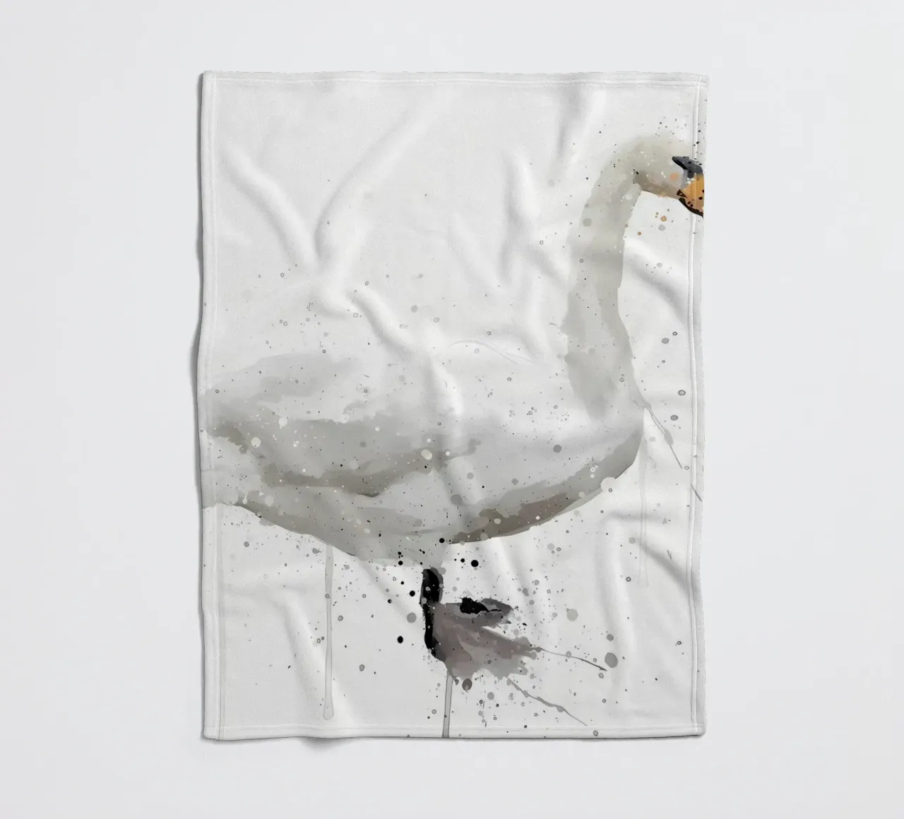 Schwan Fleecedecke von Nami