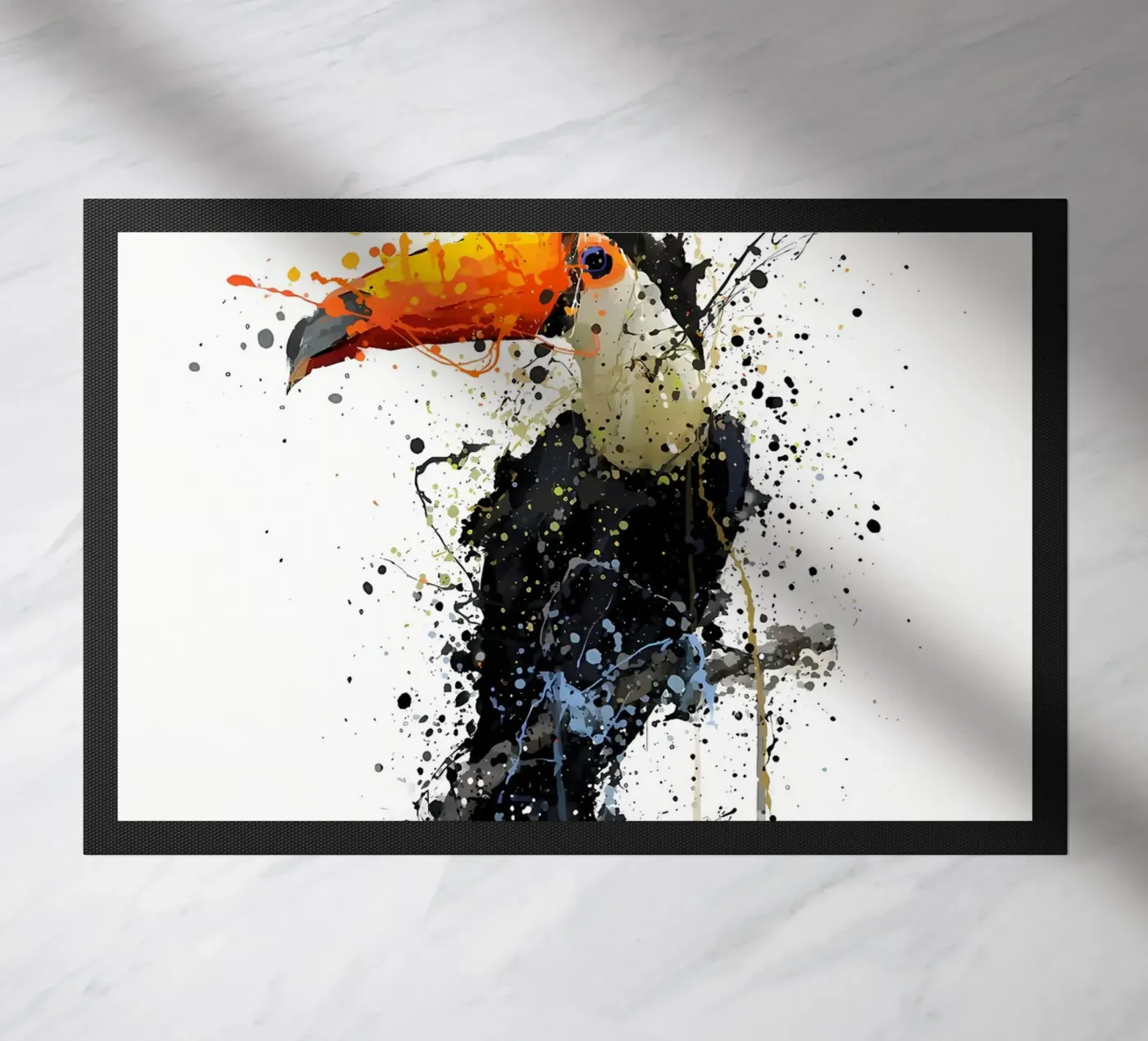 Toucan doormat by Nami