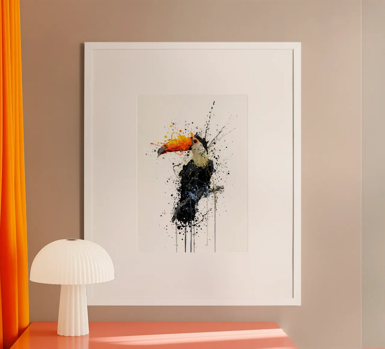 Tucano poster con telaio in plastica da Nami