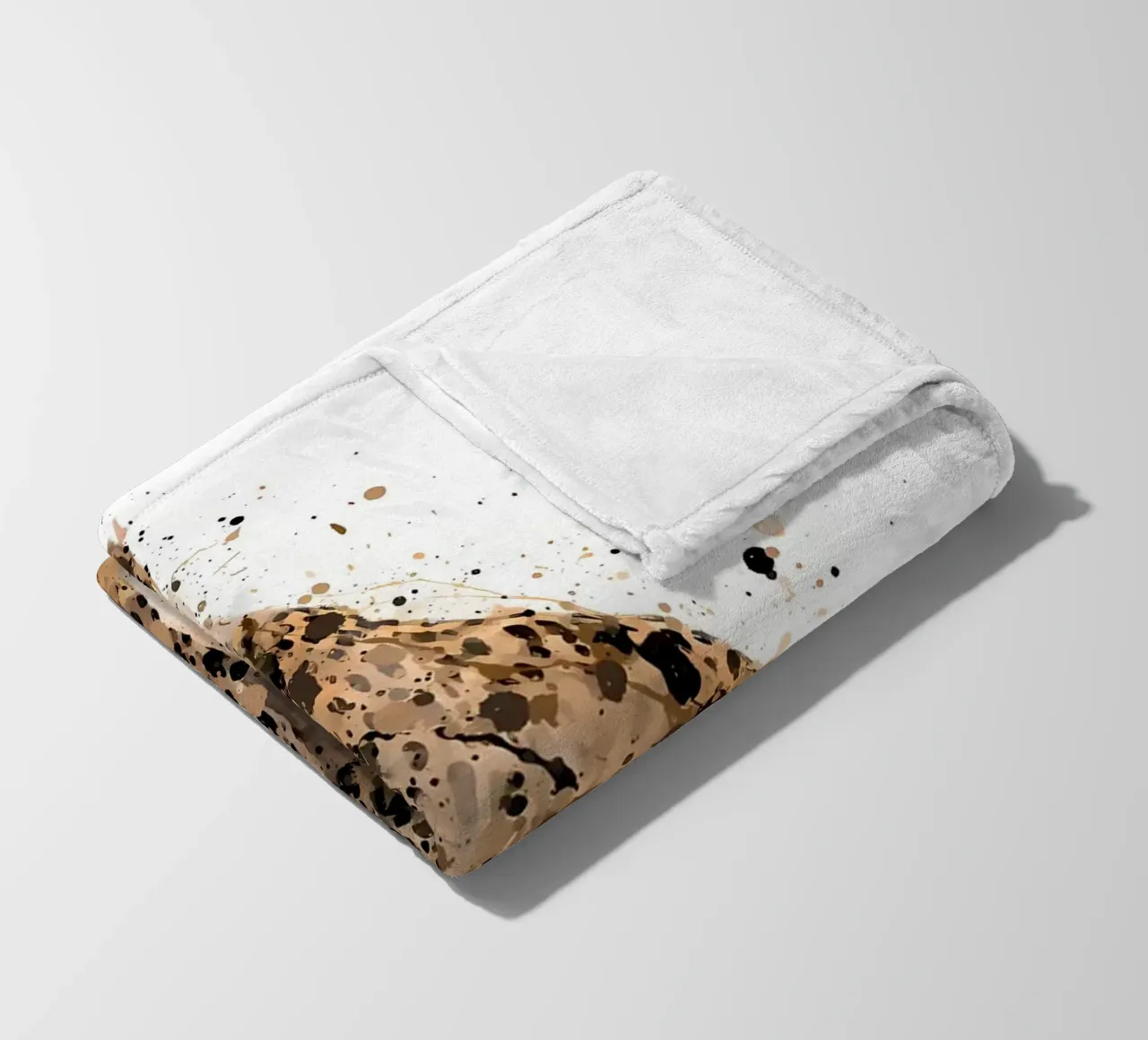 Ghepardo acquerellato coperta in pile da Nami