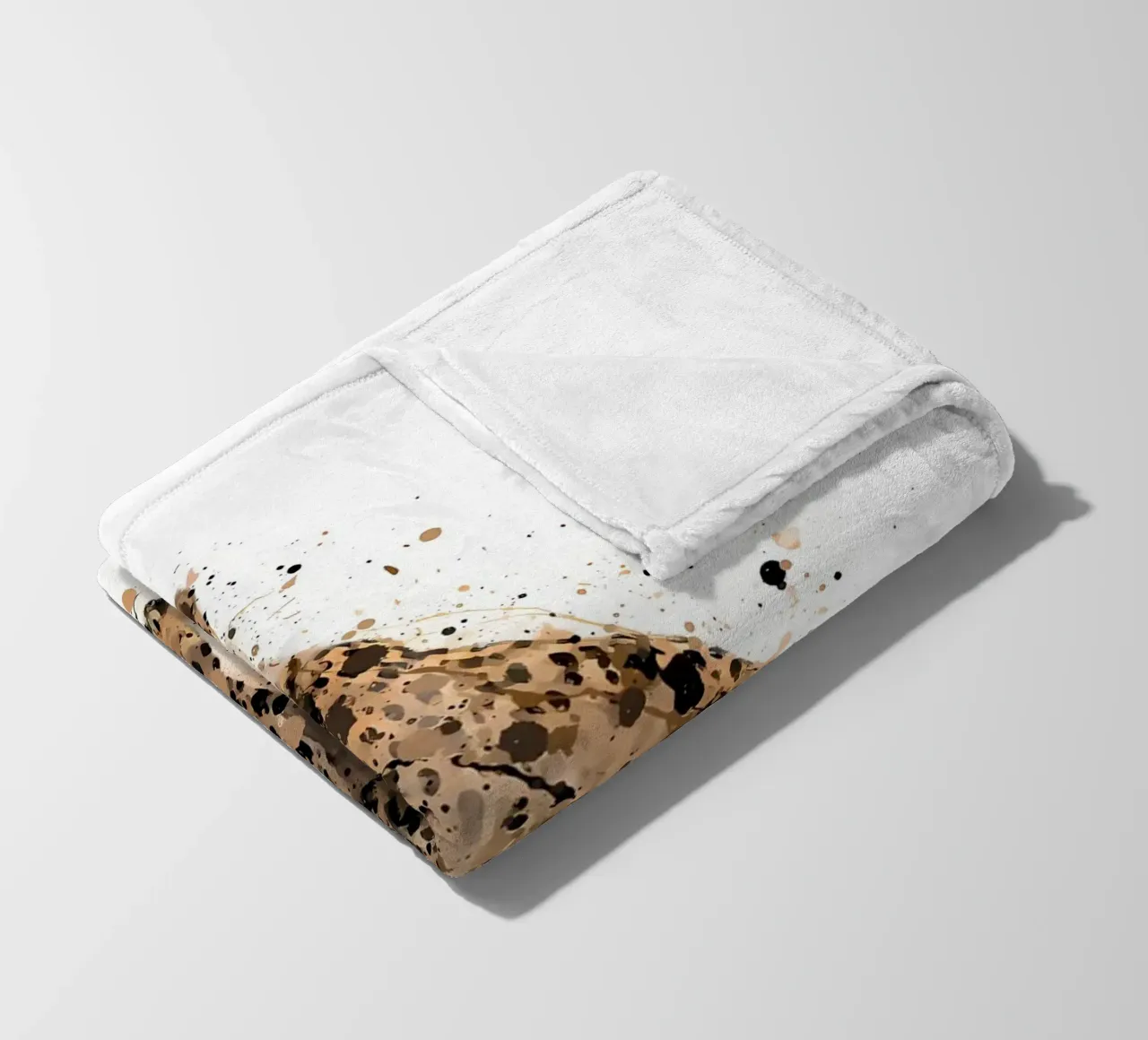 Ghepardo acquerellato coperta in pile da Nami