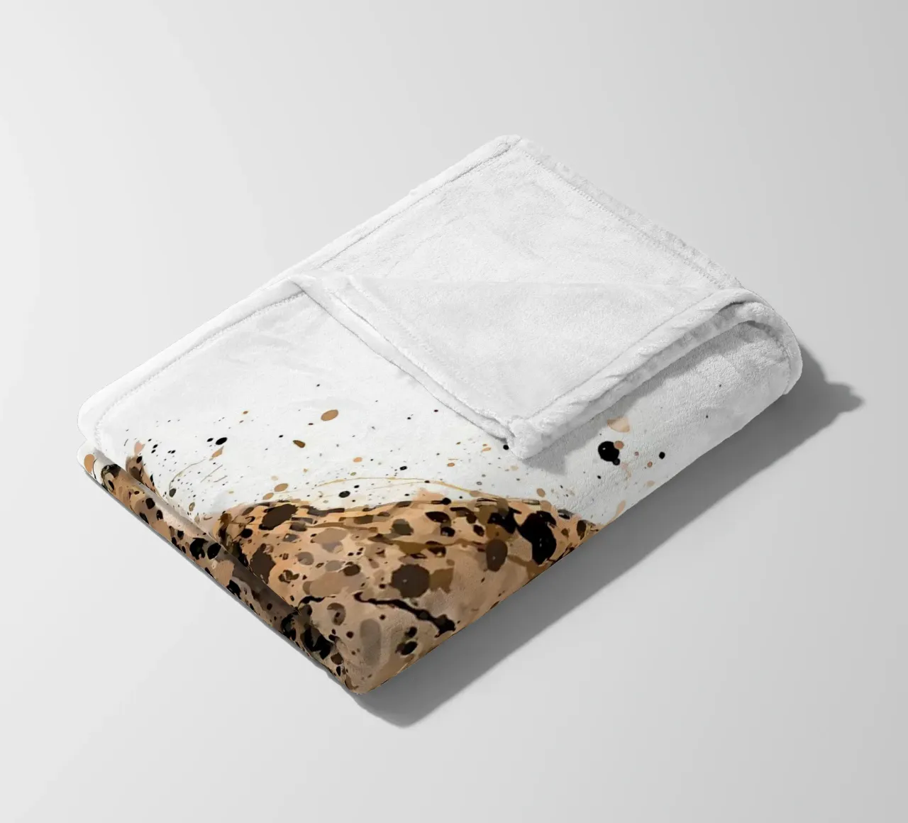 Ghepardo acquerellato coperta in pile da Nami