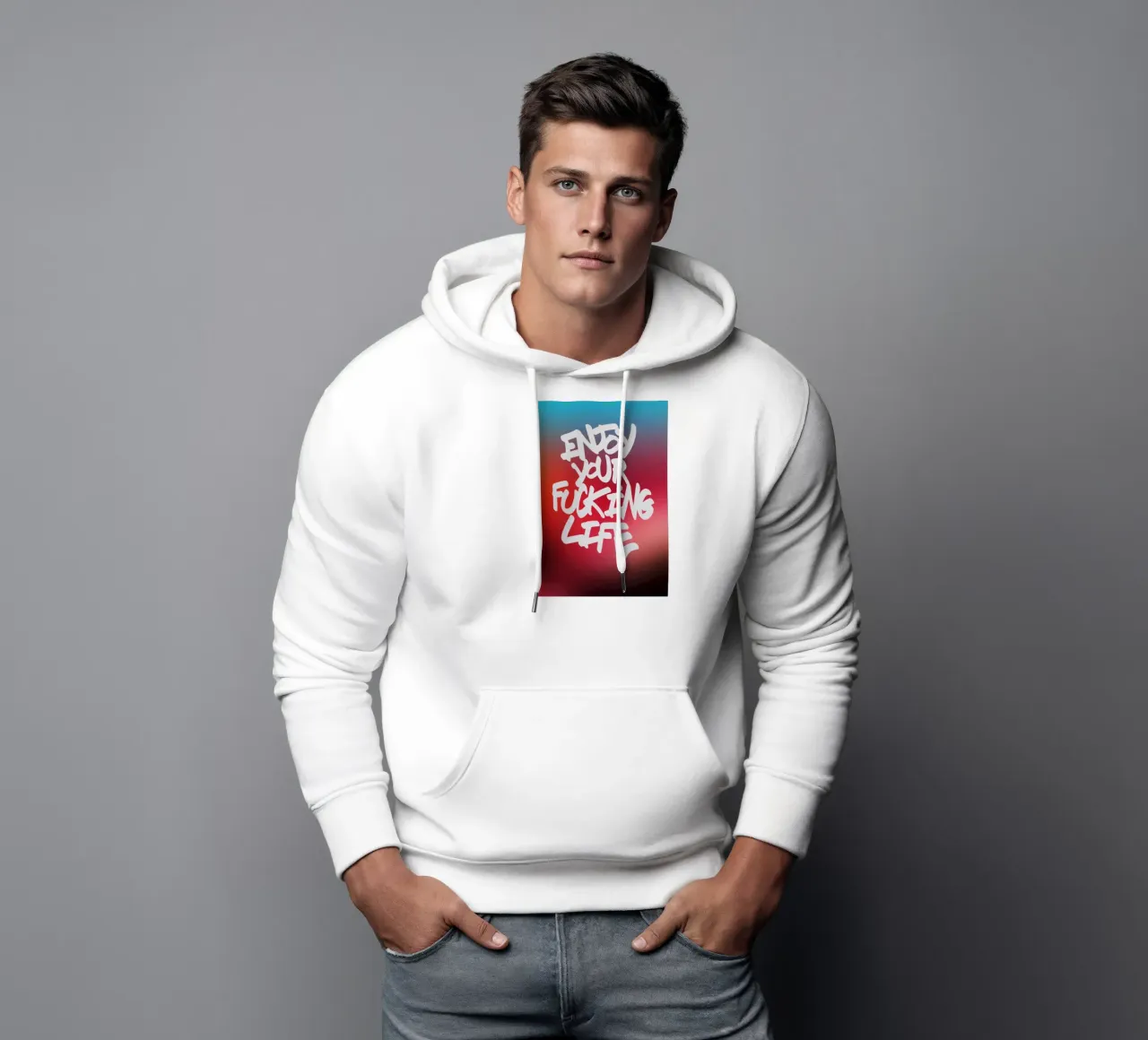 Enjoy felpa con cappuccio da Flo Klein