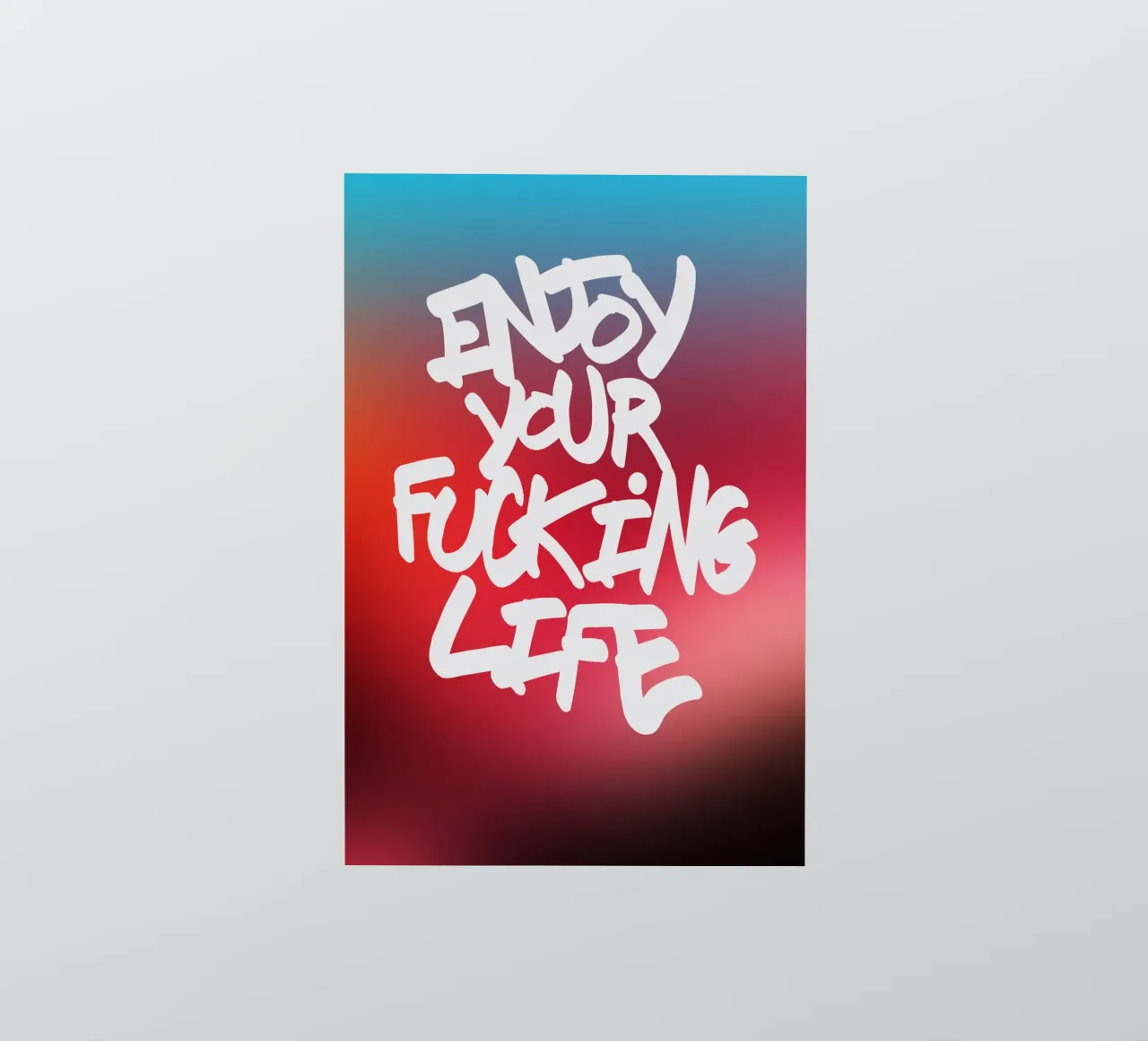 Enjoy Sticker von Flo Klein