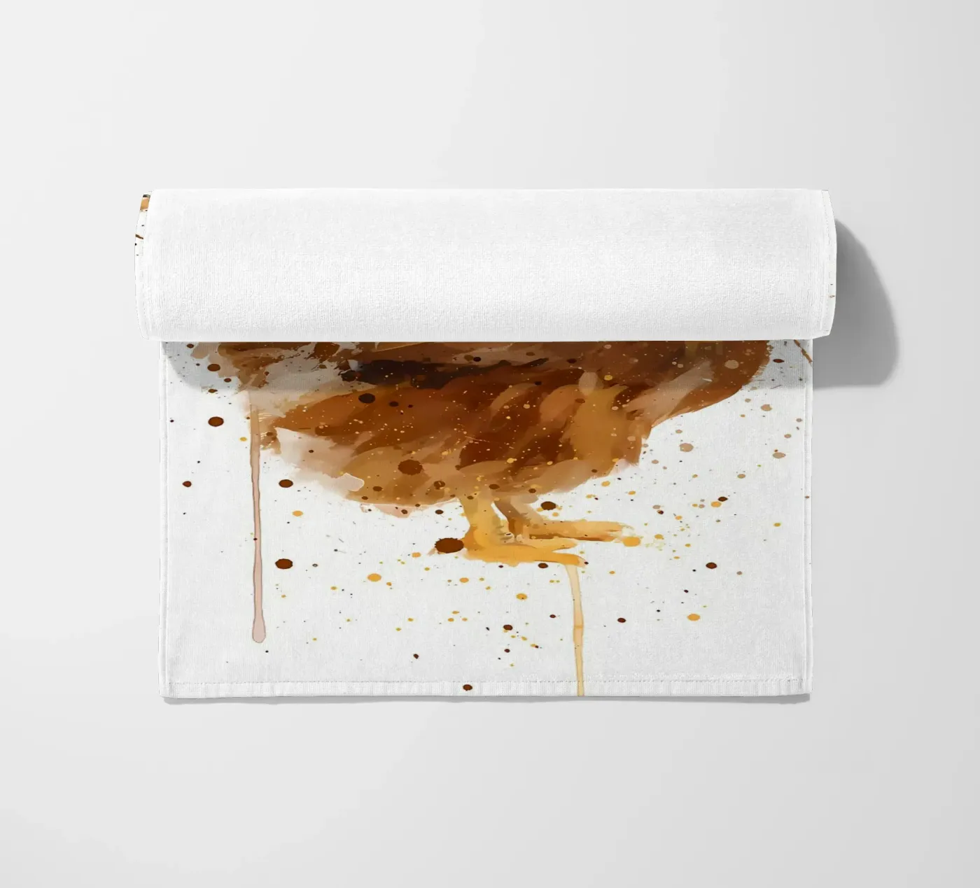 Pollo acquerellato telo mare da Nami