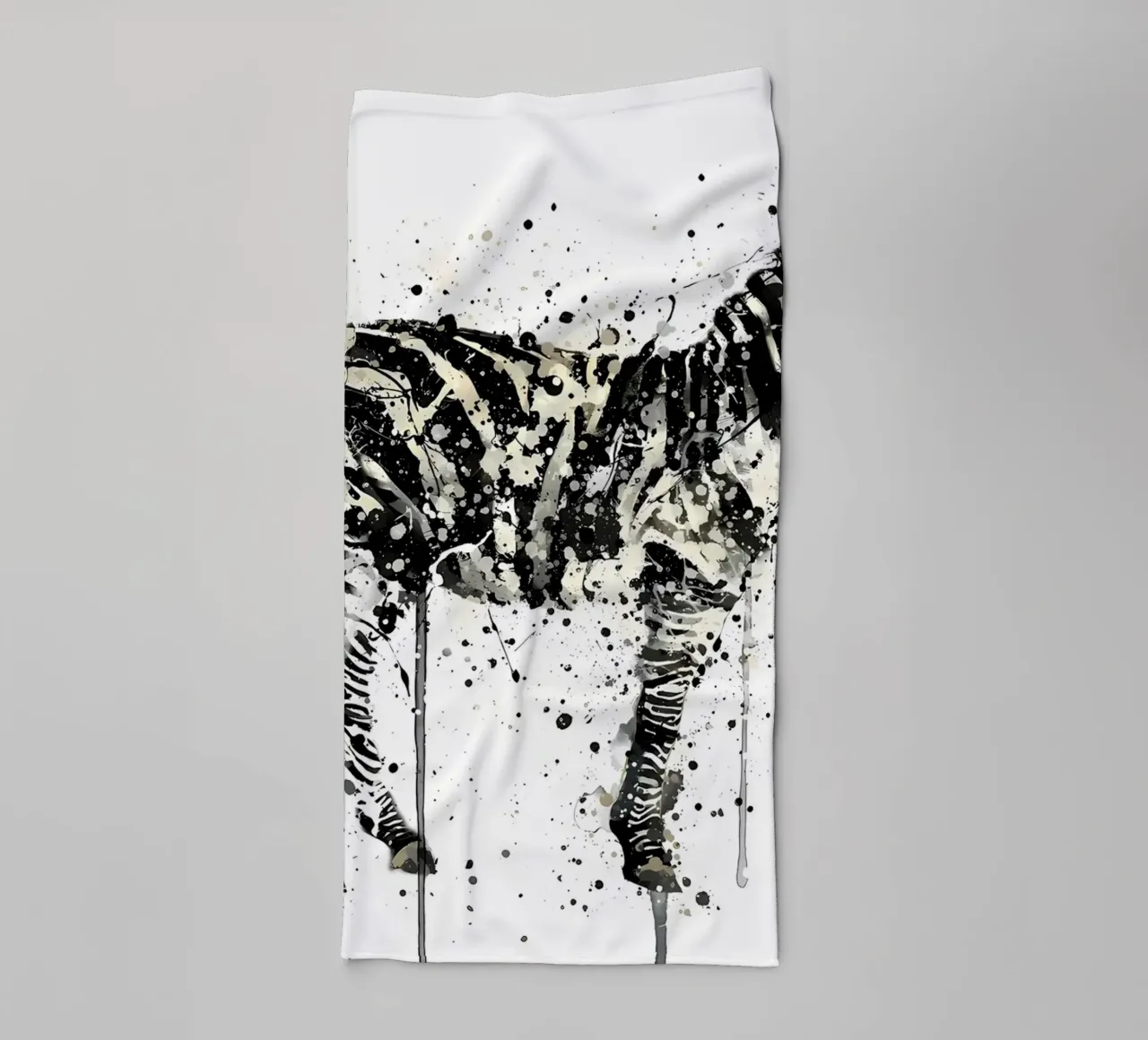 Watercolor Zebra asciugamano da bagno da Nami