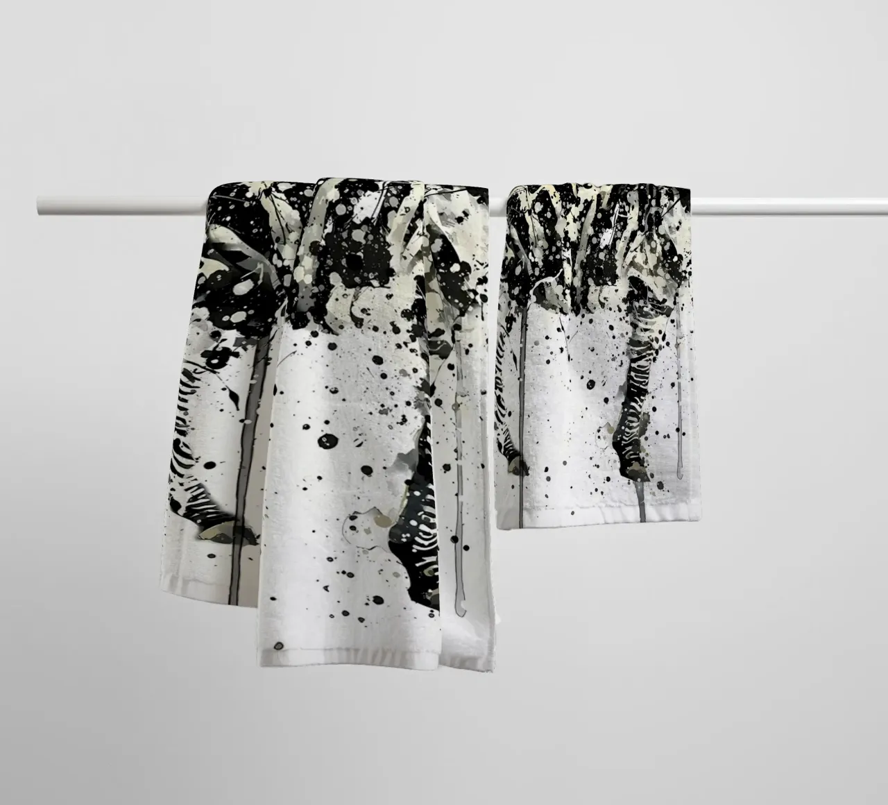 Watercolor Zebra asciugamano da bagno da Nami