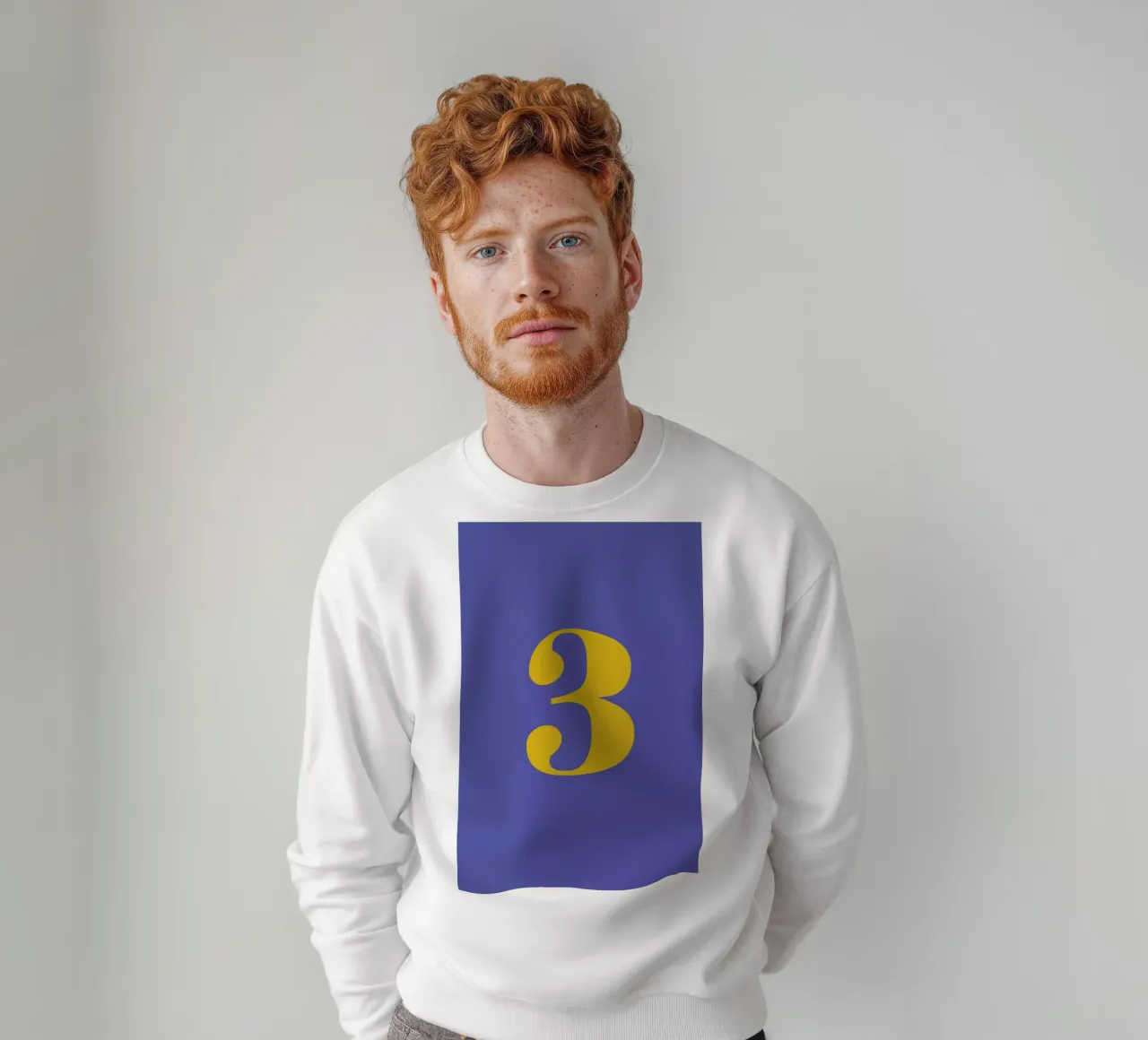 Blue Number 3 felpa da Studio One