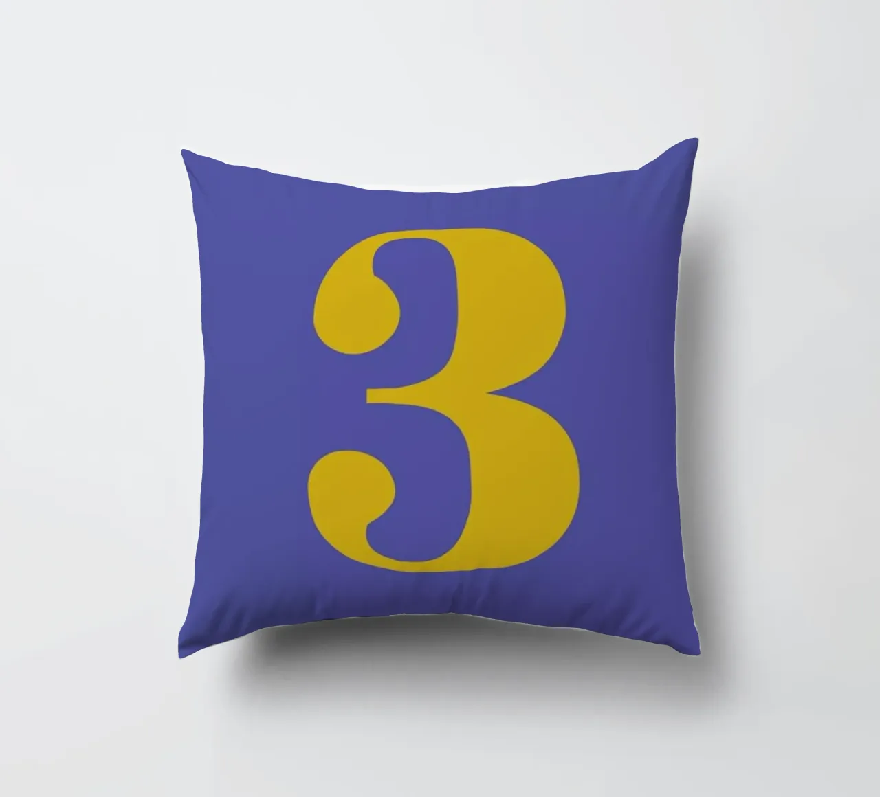 Blue Number 3 cuscino da Studio One