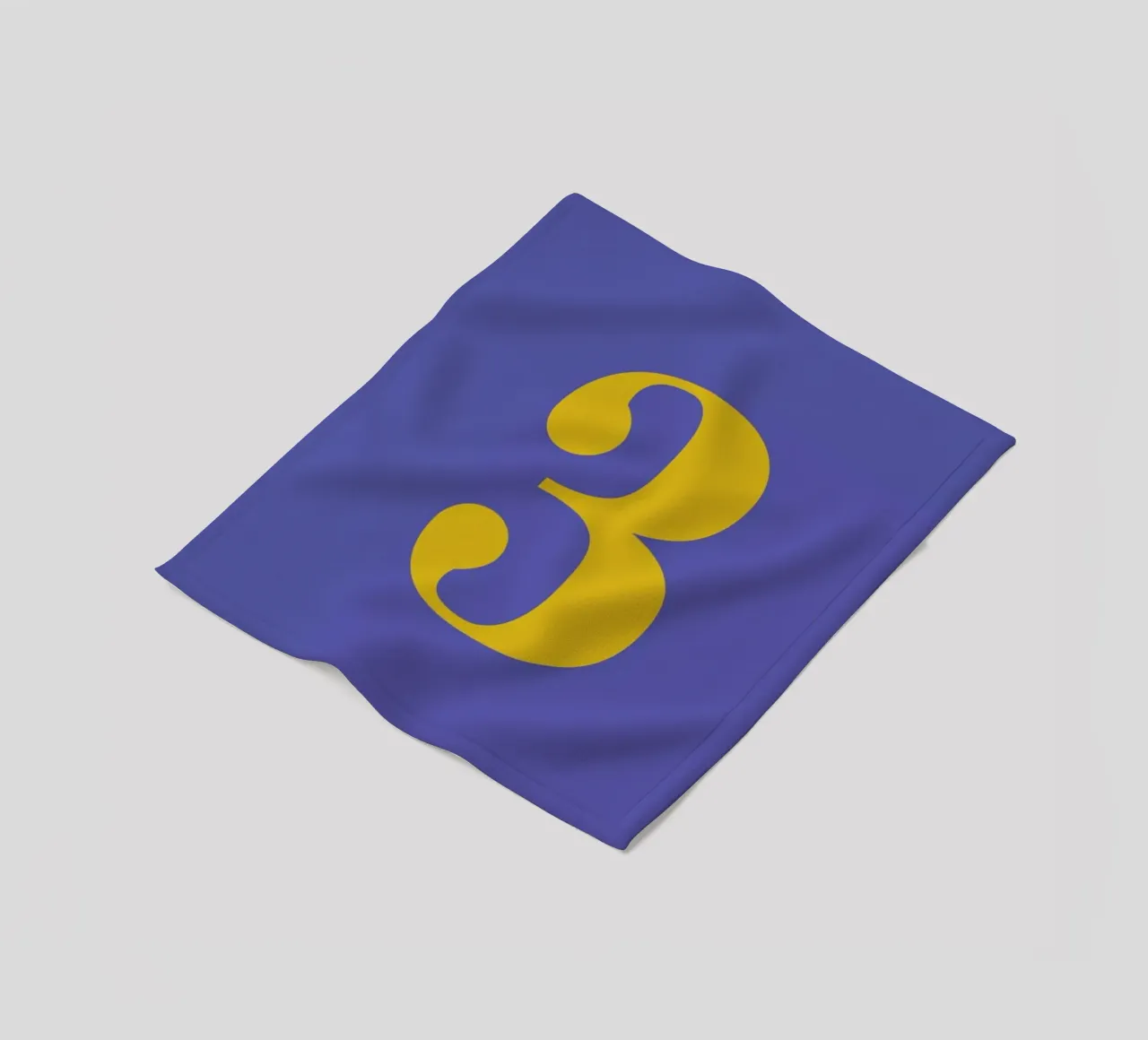 Blue Number 3 coperta in pile da Studio One