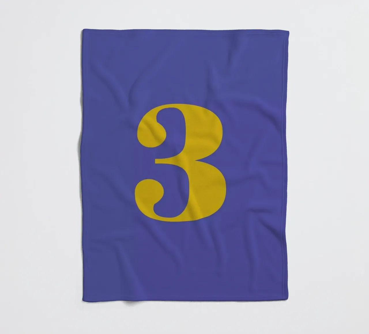 Blue Number 3 coperta in pile da Studio One