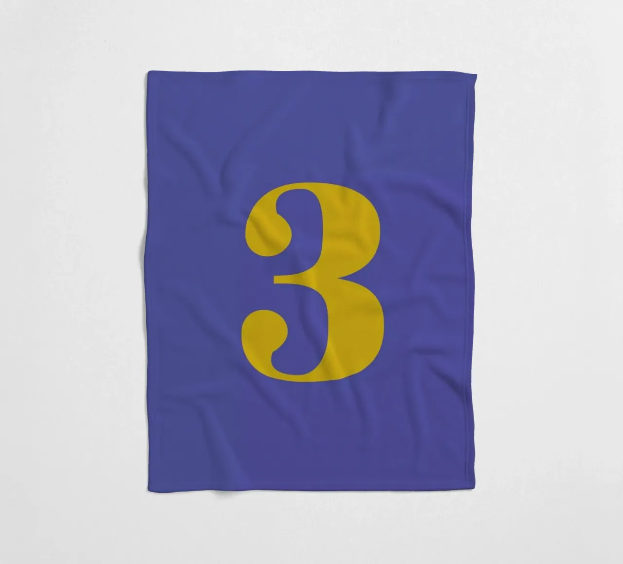 Blue Number 3 coperta in pile da Studio One