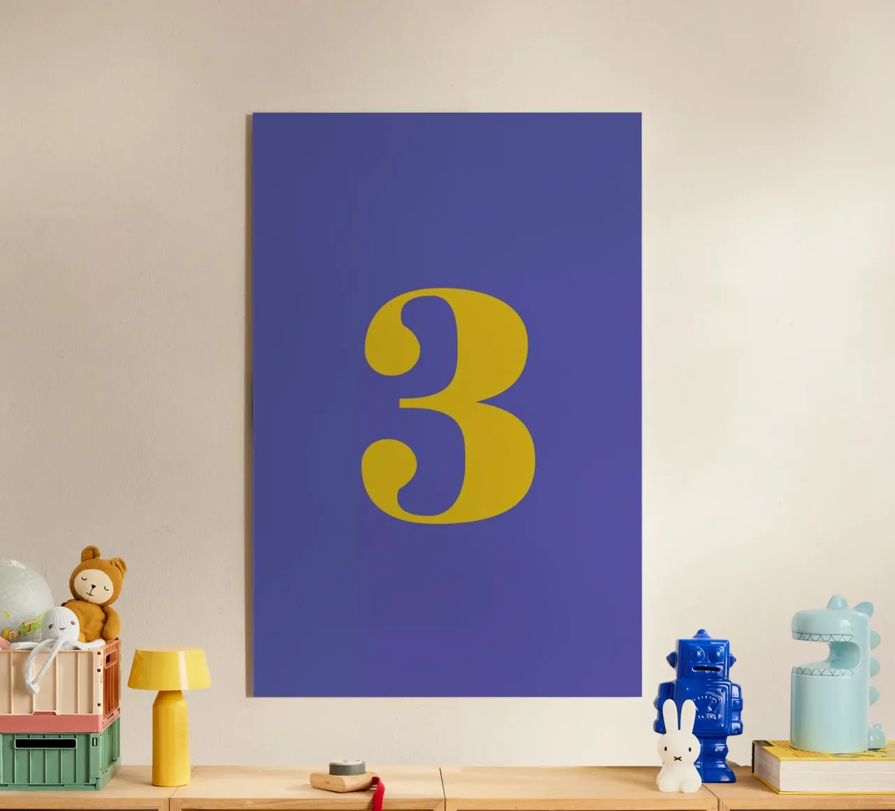 Blue Number 3 plexiglass da Studio One