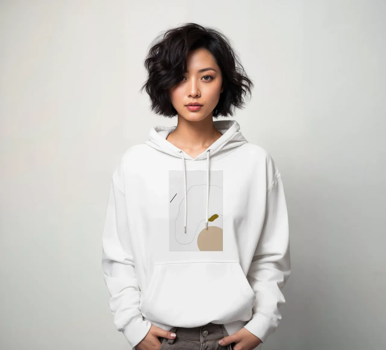 Head Without Face felpa con cappuccio da 170QM