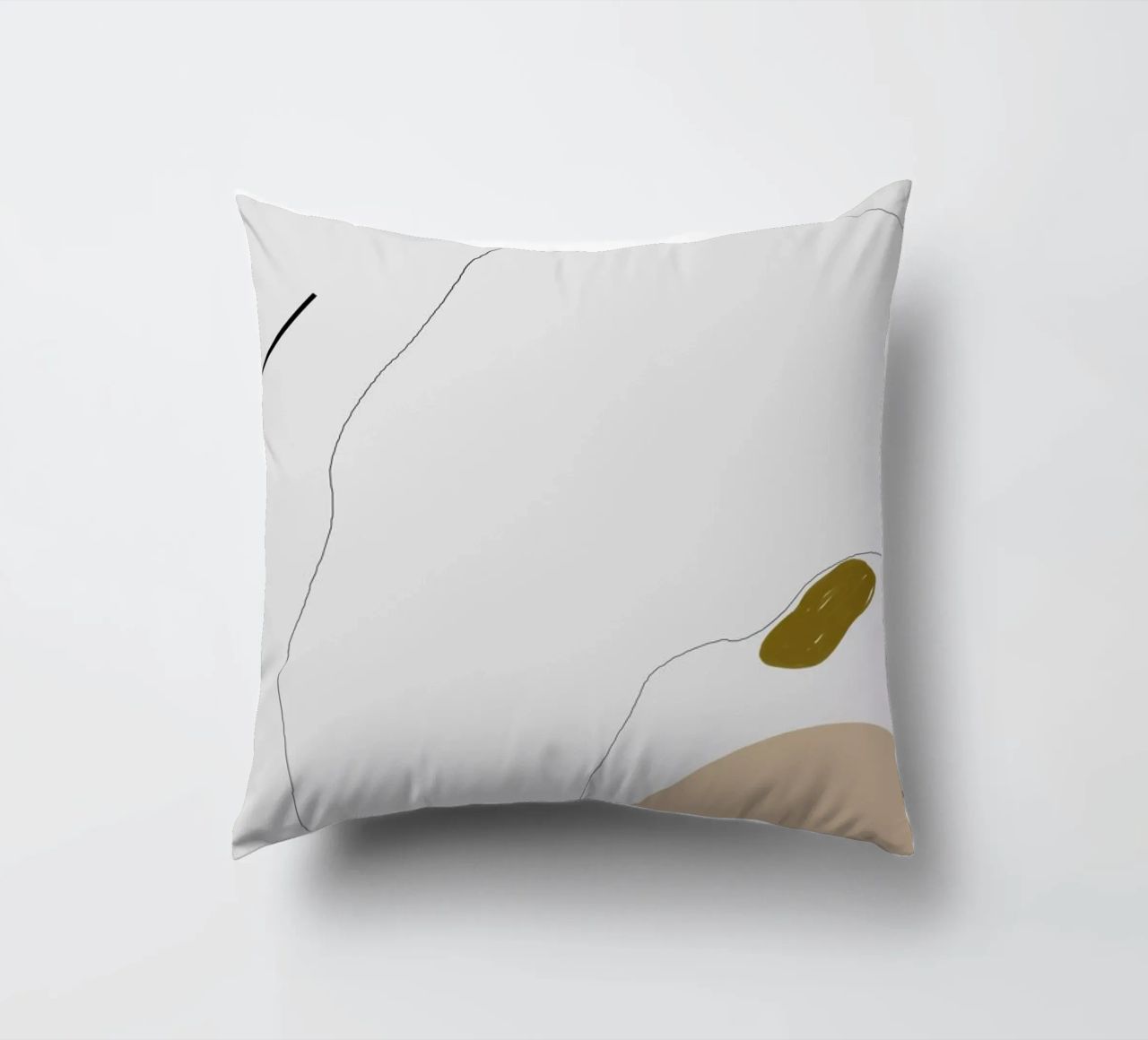 Head Without Face decorative cushion by 170QM