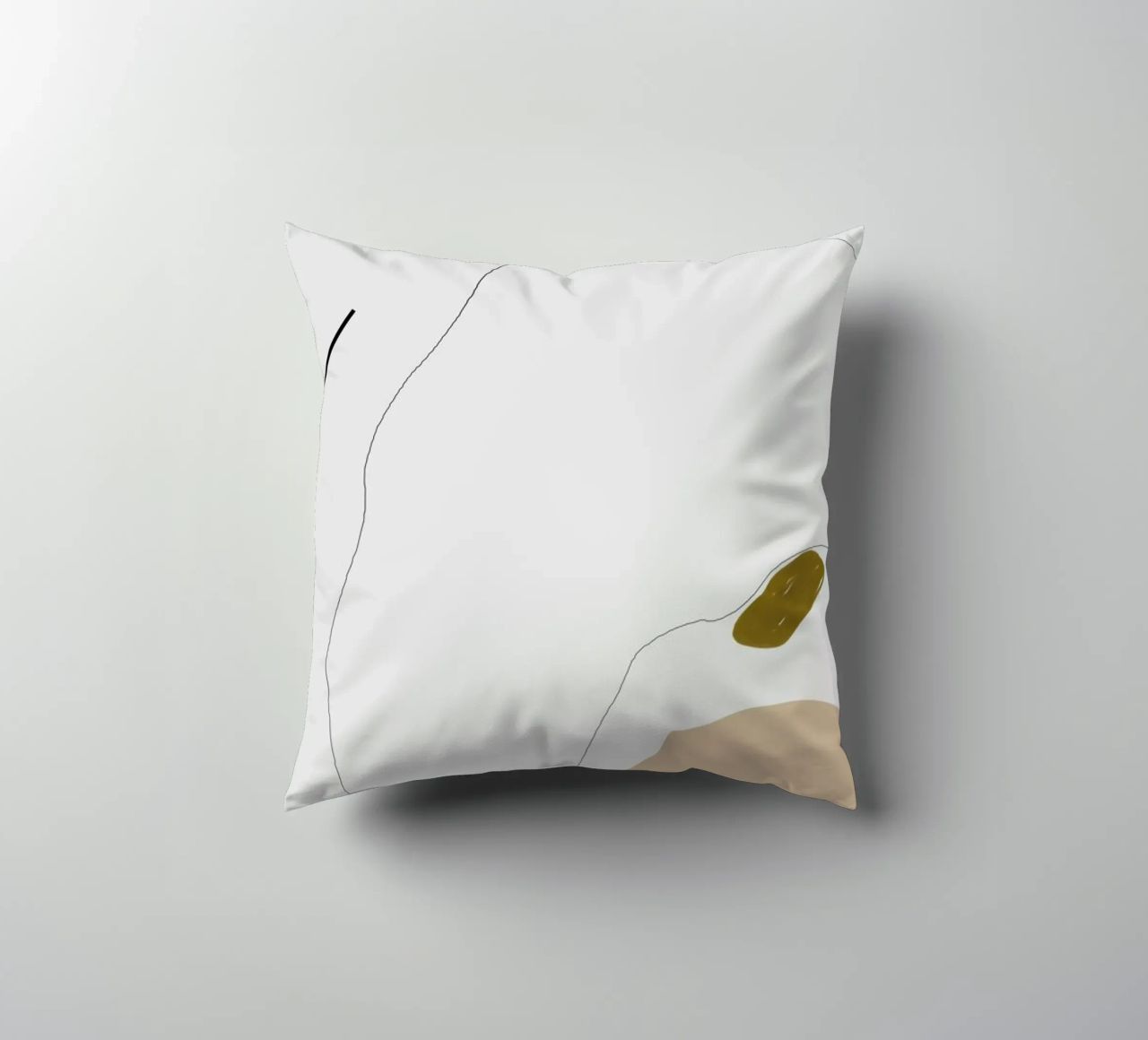 Head Without Face decorative cushion by 170QM
