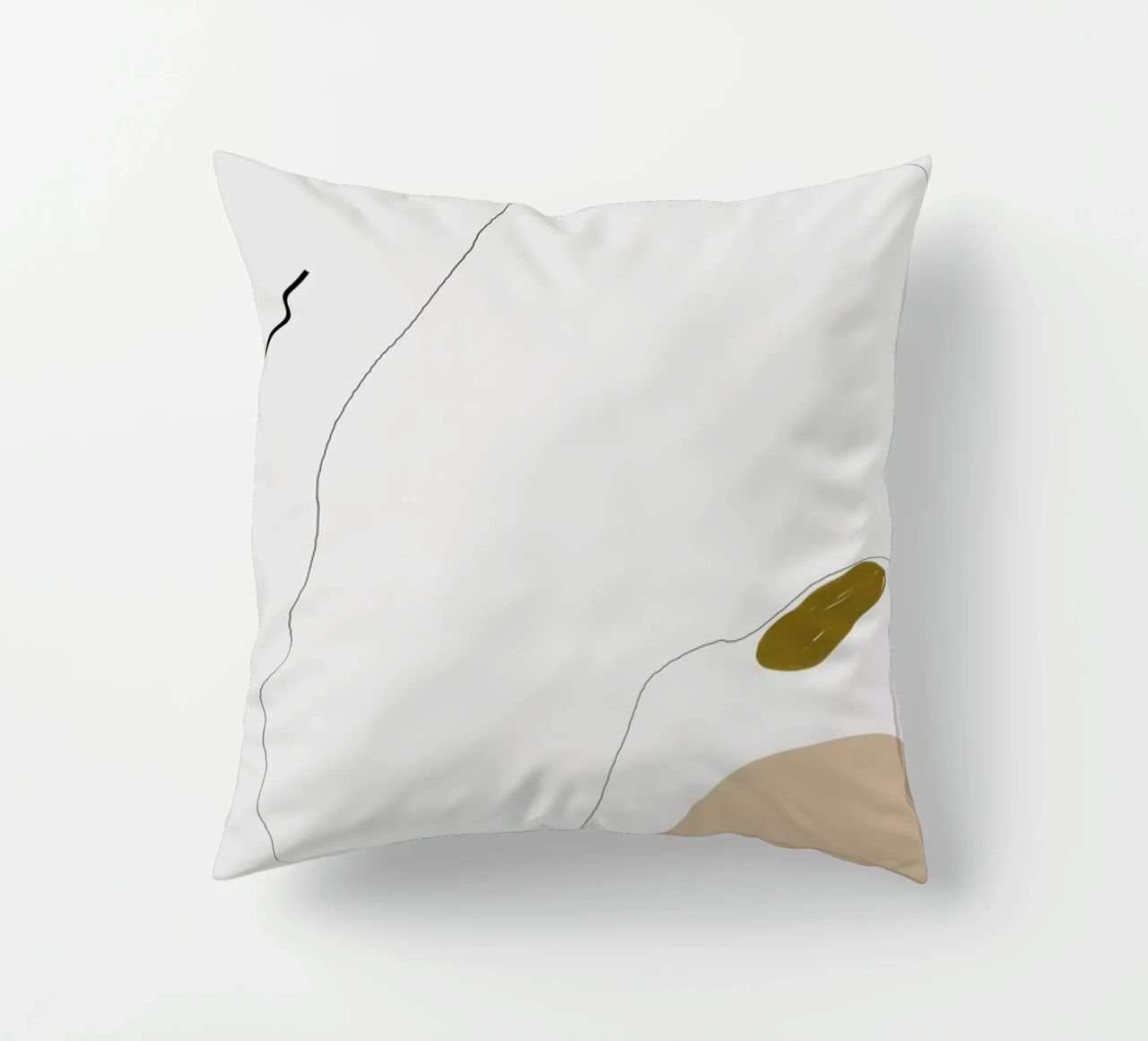 Head Without Face decorative cushion by 170QM