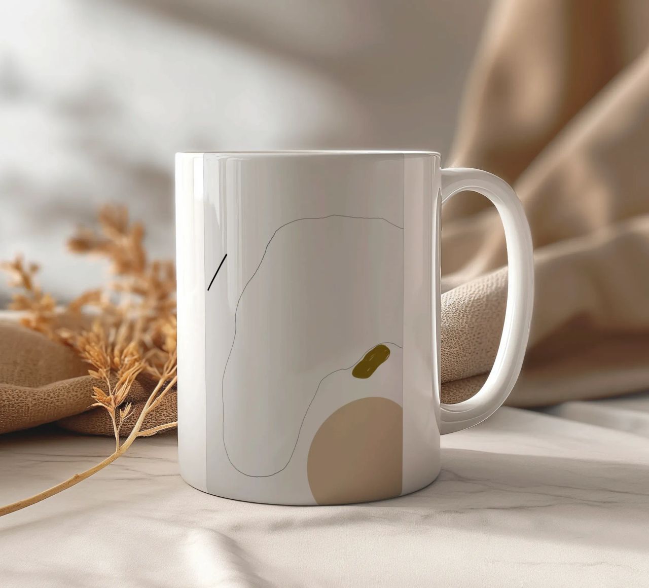Head Without Face Keramik Tasse von 170QM