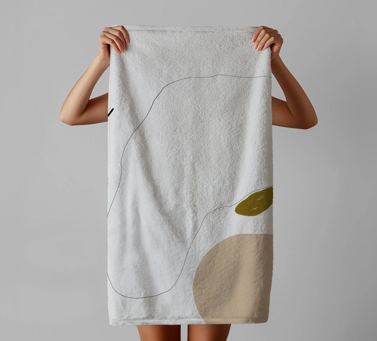 Head Without Face towel by 170QM