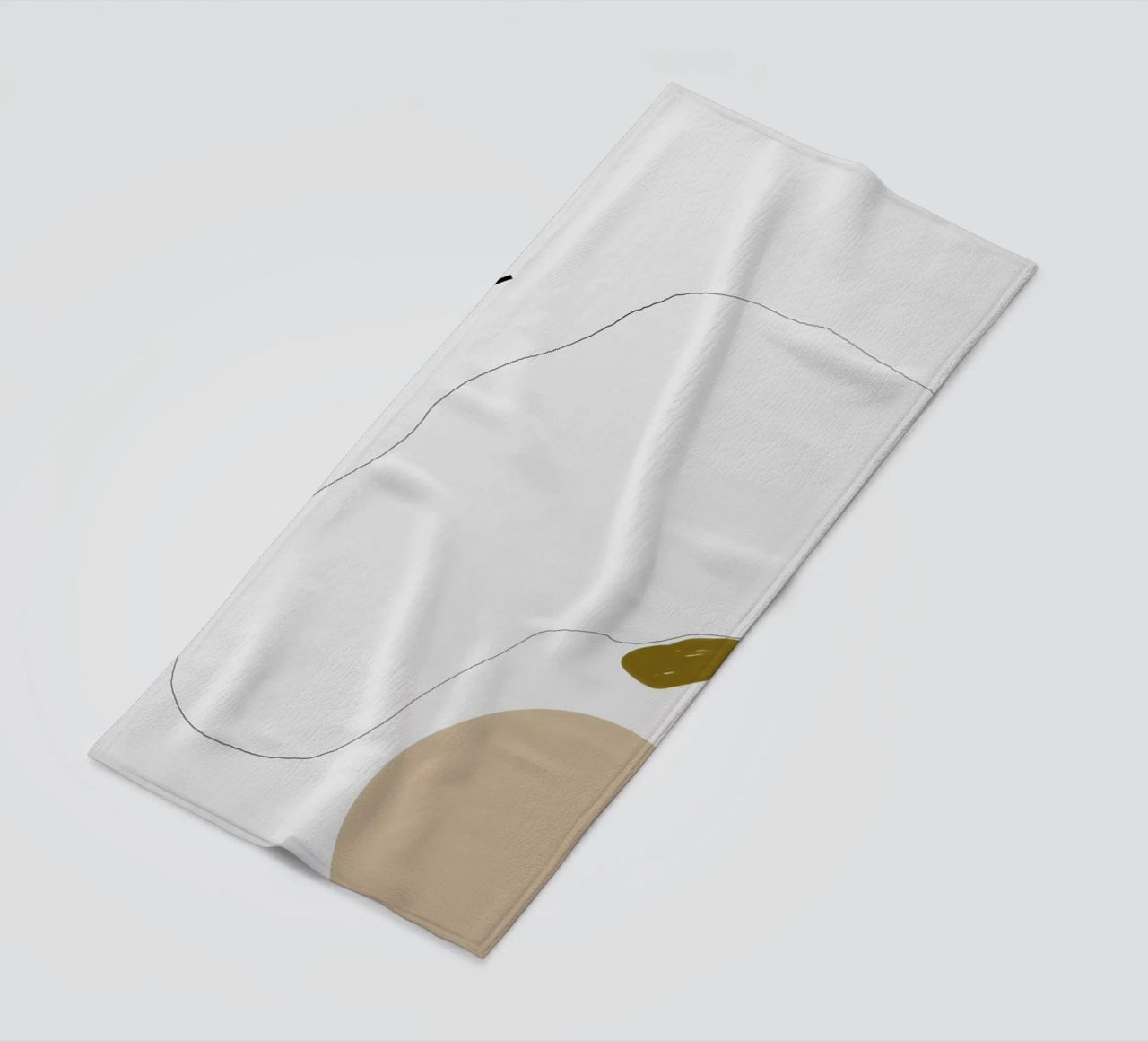 Head Without Face beach towel by 170QM