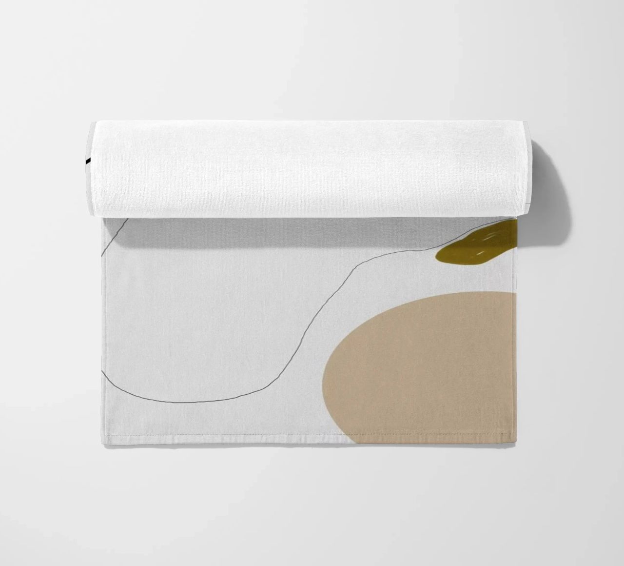 Head Without Face beach towel by 170QM