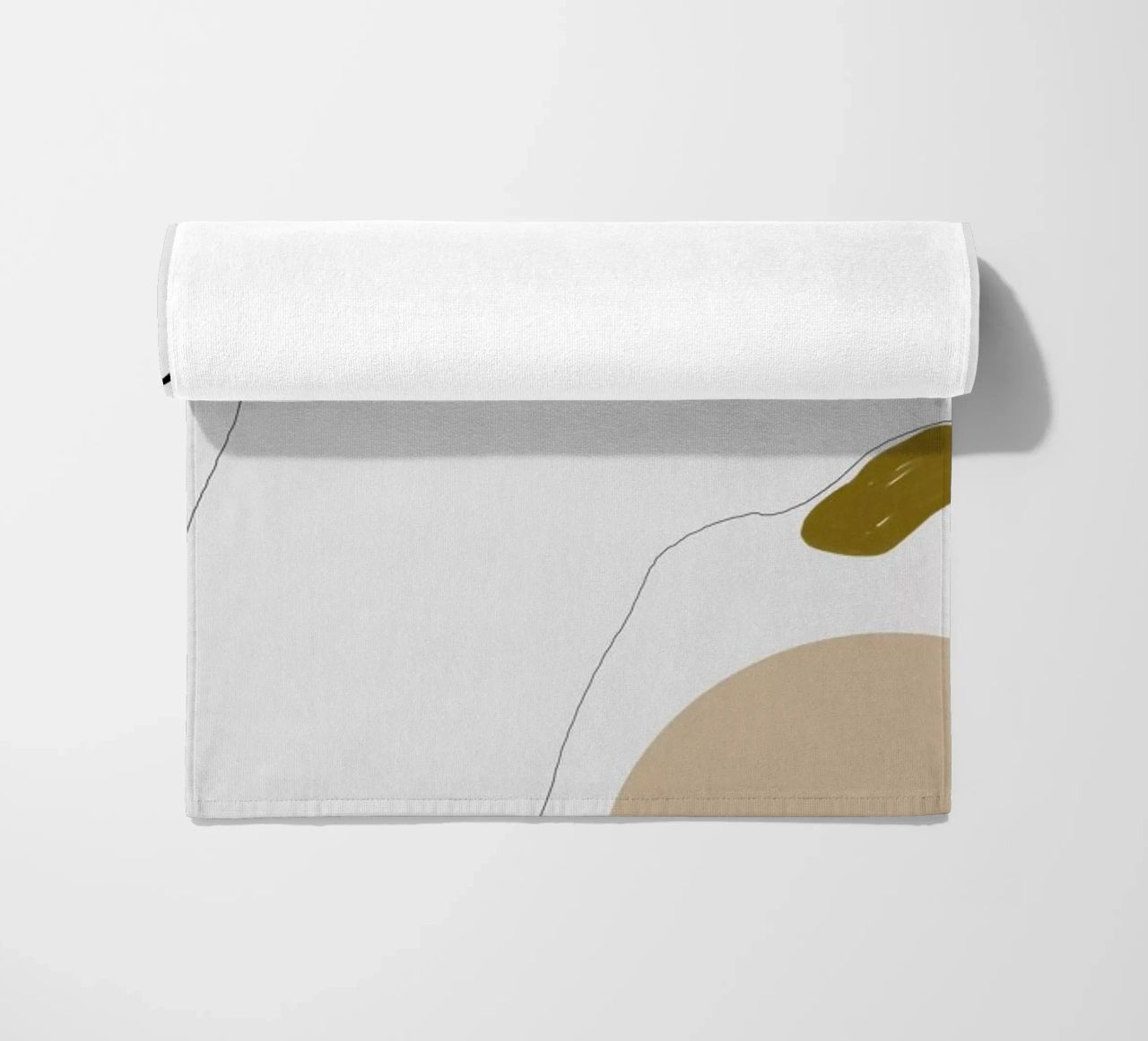 Head Without Face beach towel by 170QM