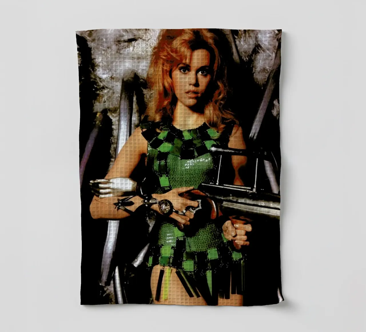 Jane Fonda as 'Barbarella' canovaccio da cucina da Gallery Print and Art Limited