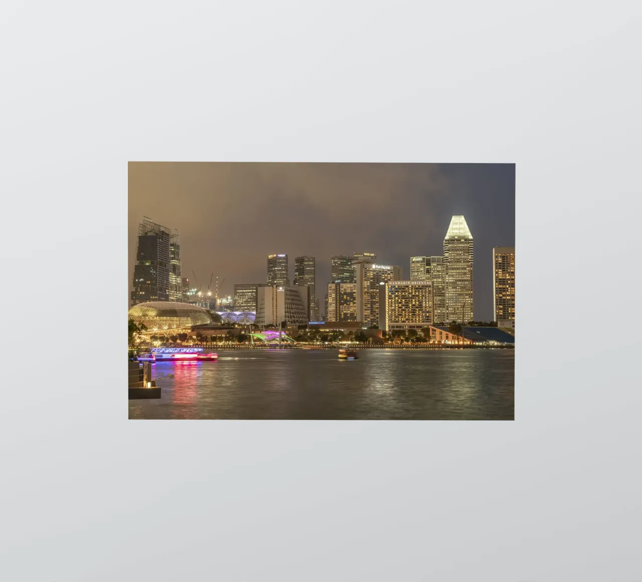 Singapur Skyline sticker by Reisefotografie - Bilder aus aller Welt